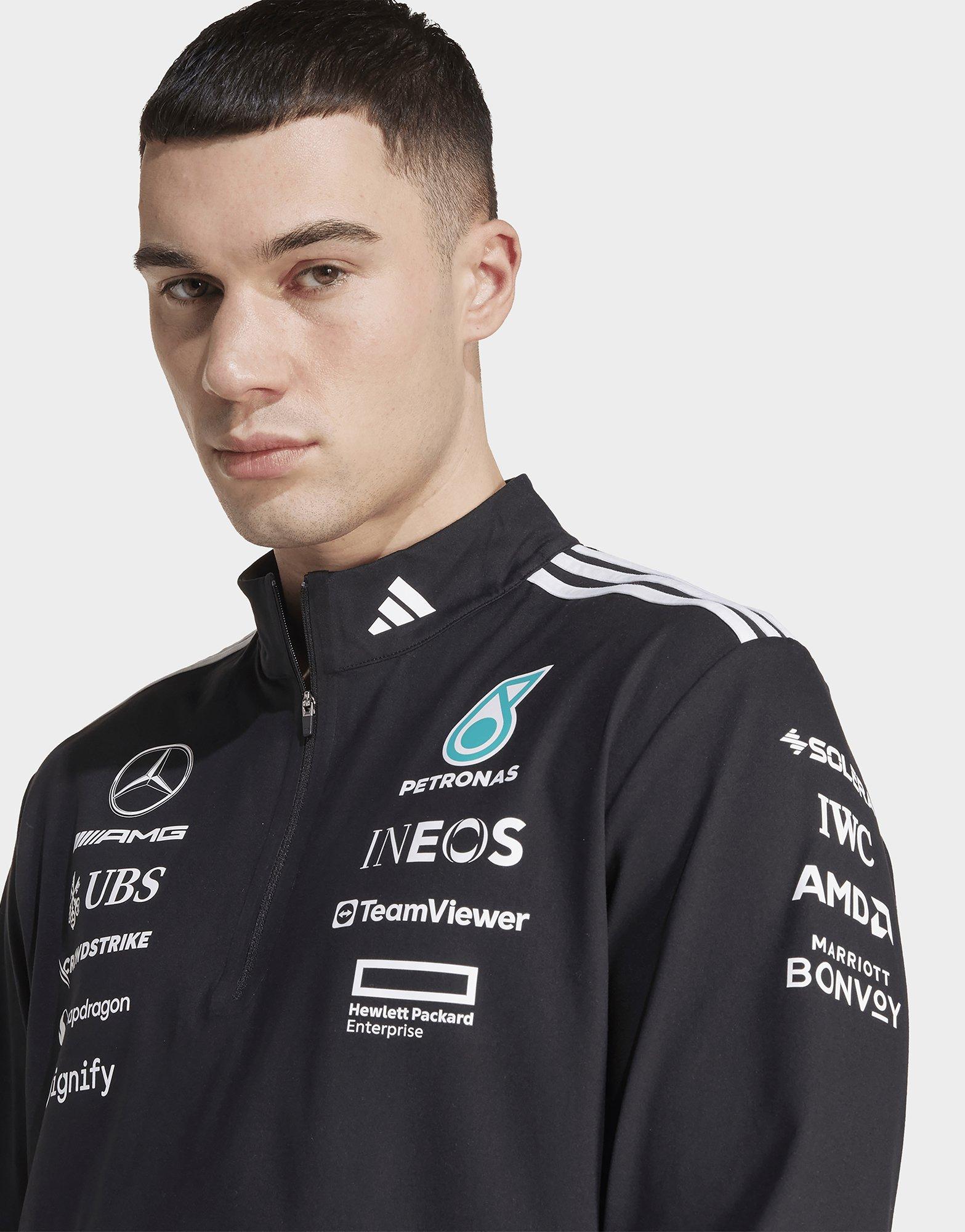 adidas MERCEDES - AMG PETRONAS FORMULA ONE TEAM QUARTER ZIP OBERTEIL