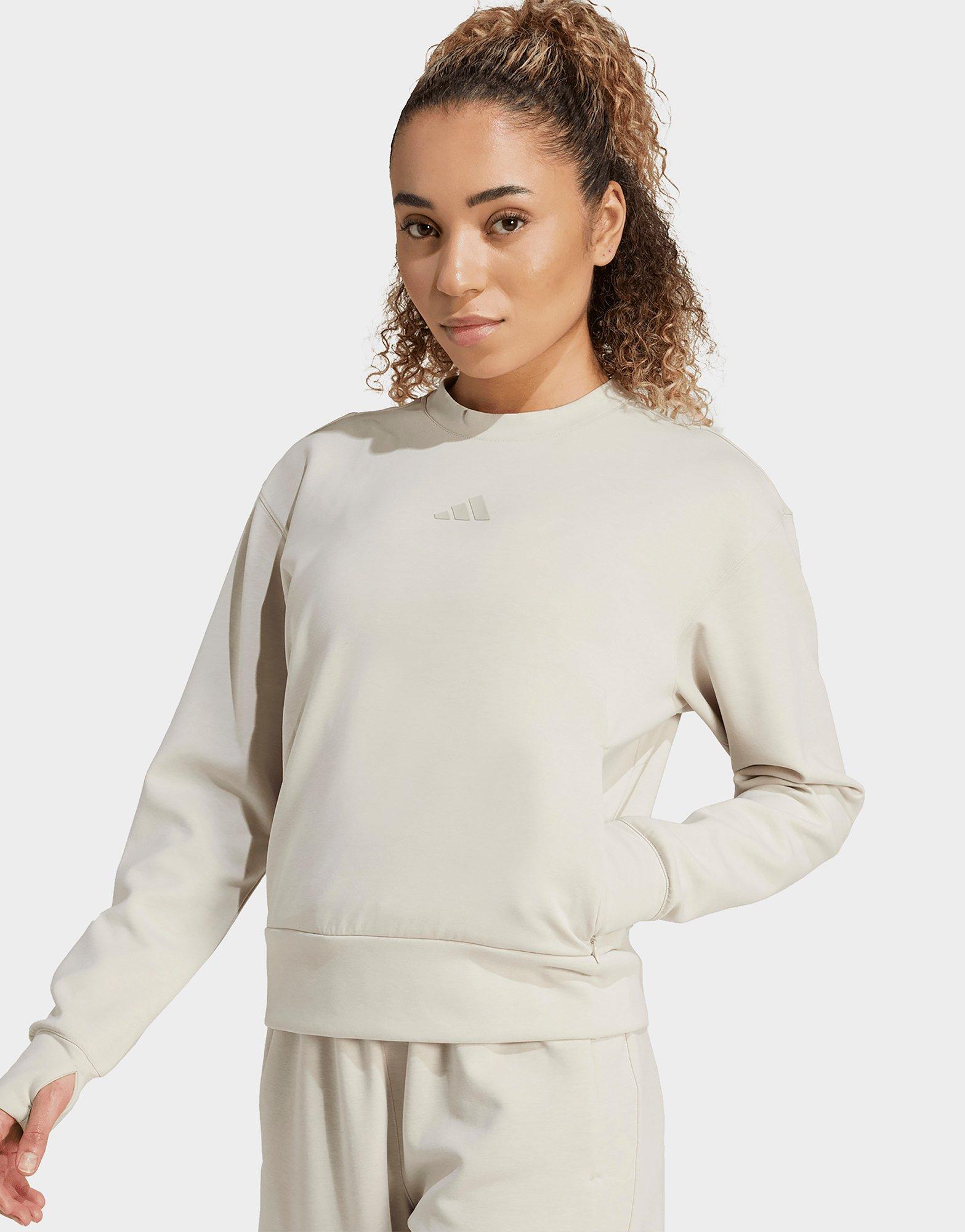 adidas Sudadera de calentamiento de cuello redondo Designed for Training