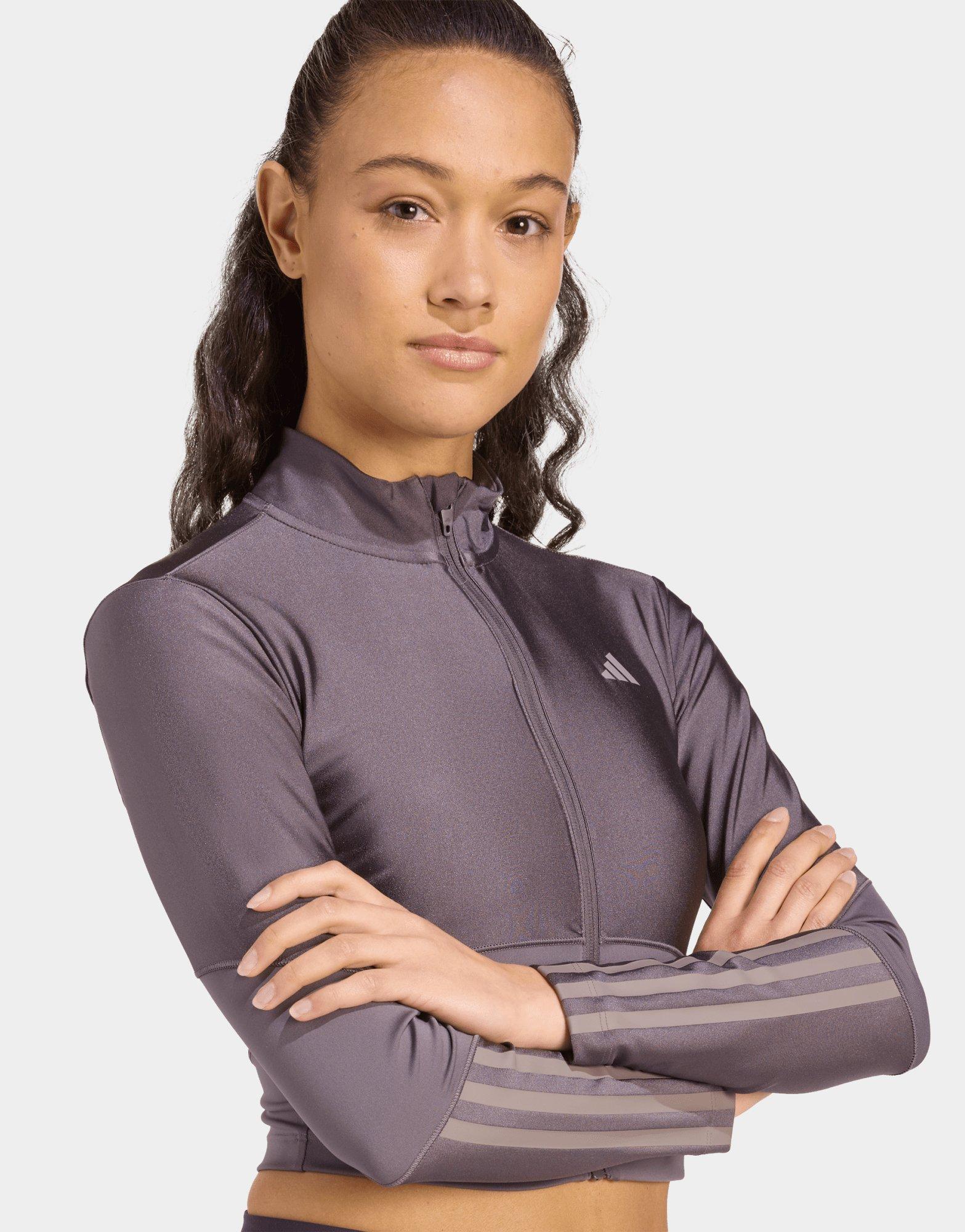 adidas Hyperglam Shine Full-Zip Cover-Up