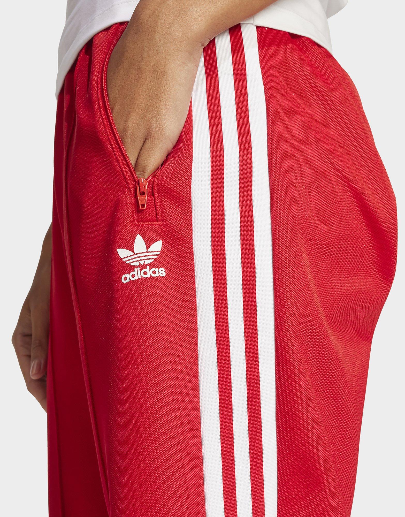 adidas T-shirt slim manches raglan 3 bandes Adicolor