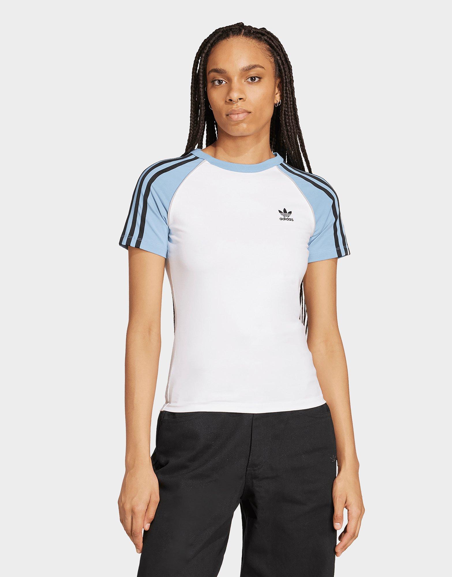 adidas Adicolor 3-stripes Raglan Slim Tee