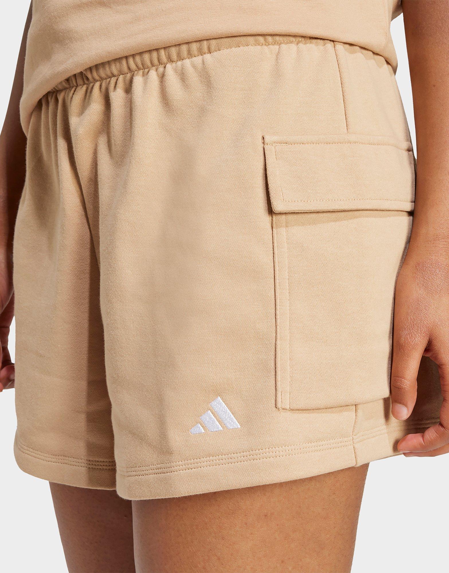 adidas Essentials Small Logo French Terry Cargo Short