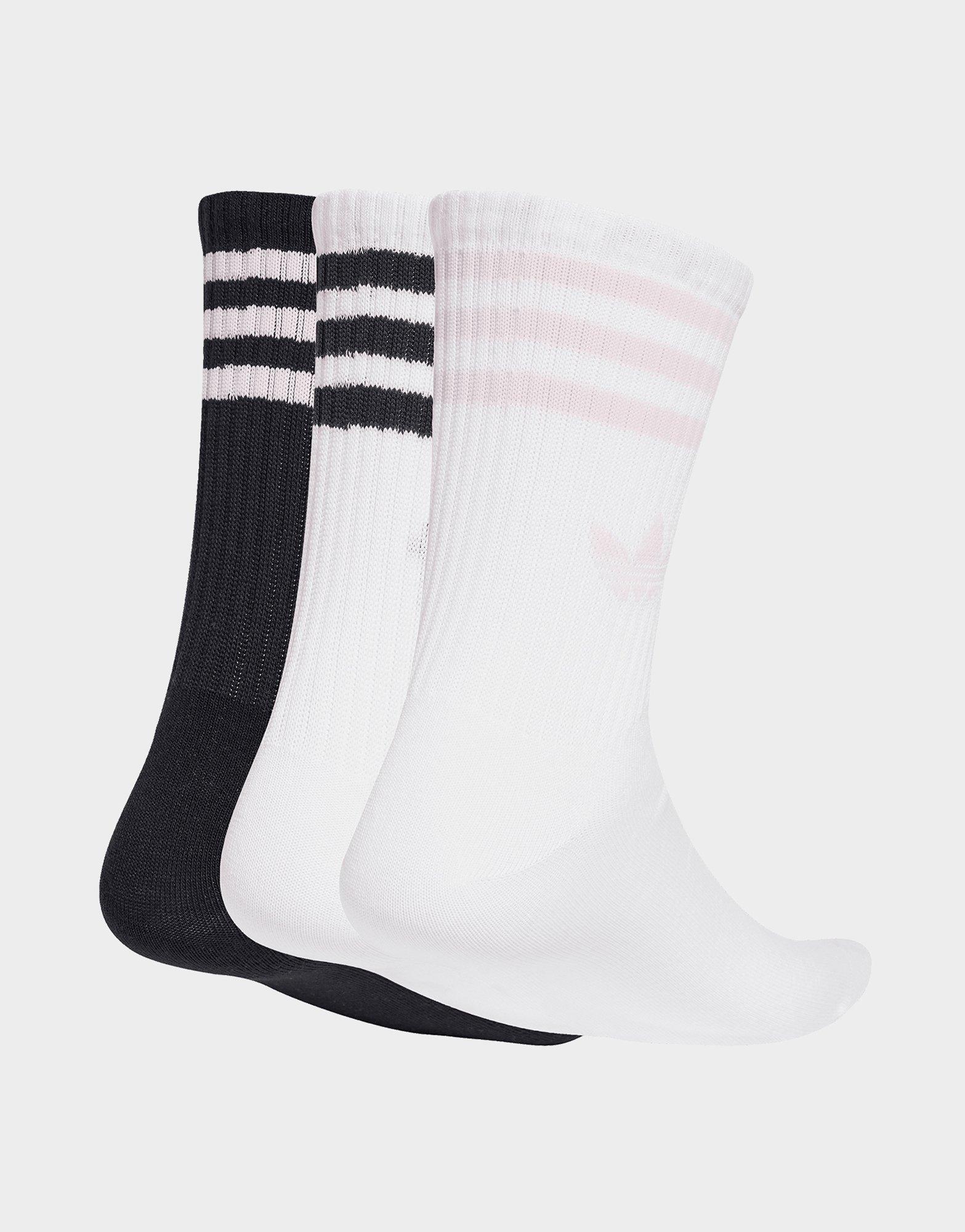 adidas 3-Stripes Crew Socks 3 Pairs