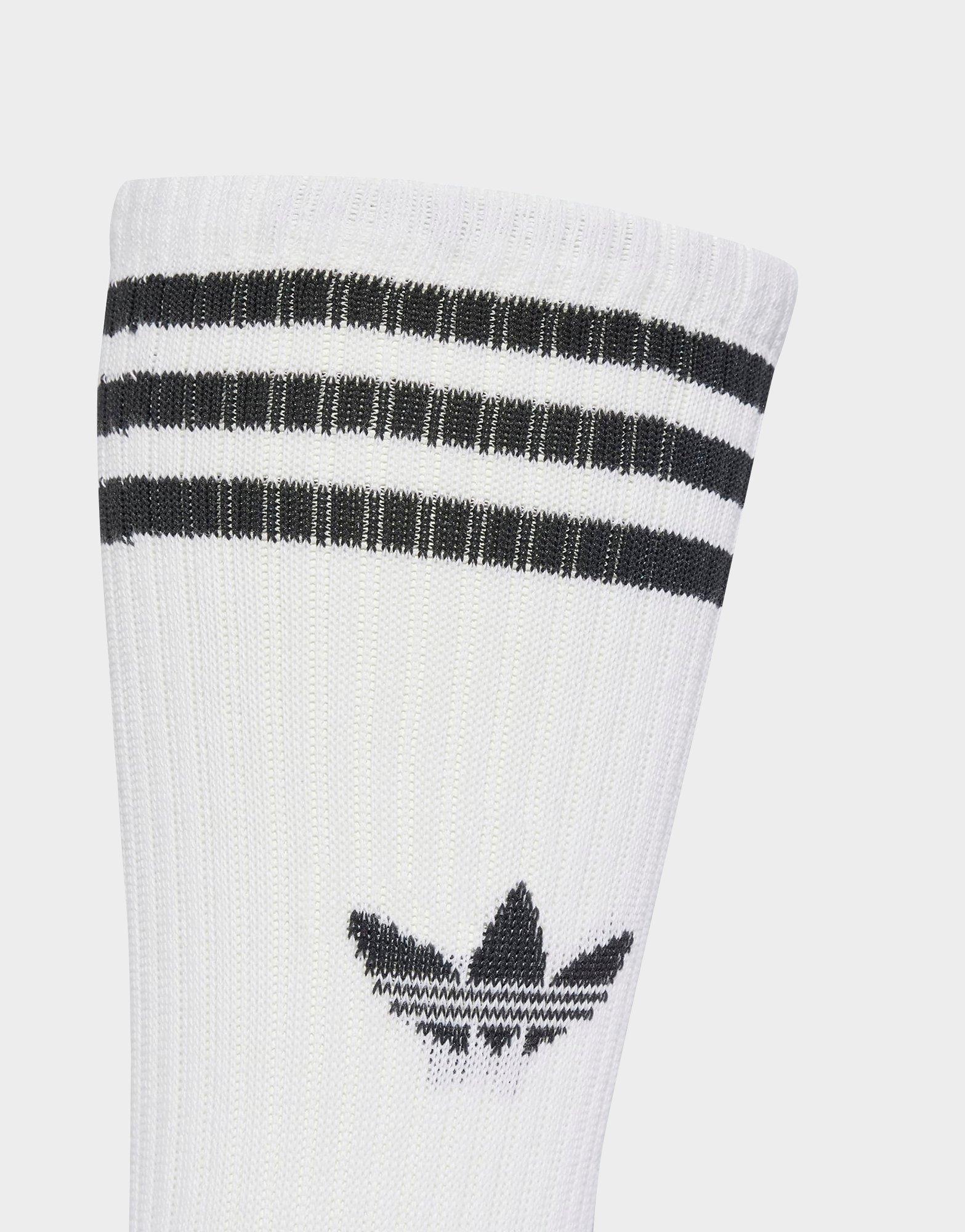 adidas 3-Stripes High Crew Socks 3 Pairs