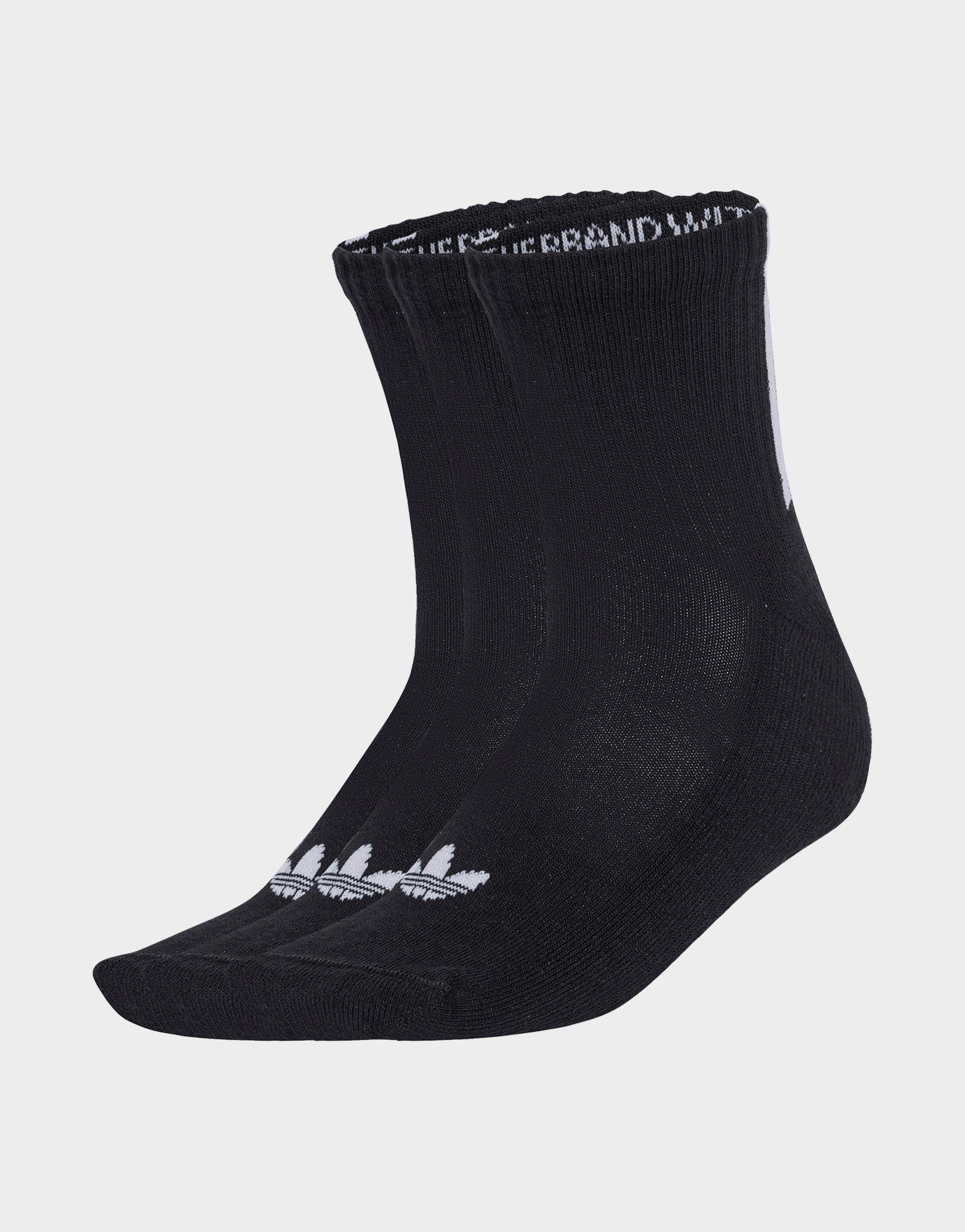 adidas Quarter 3 Back Stripes Socks 3 Pairs