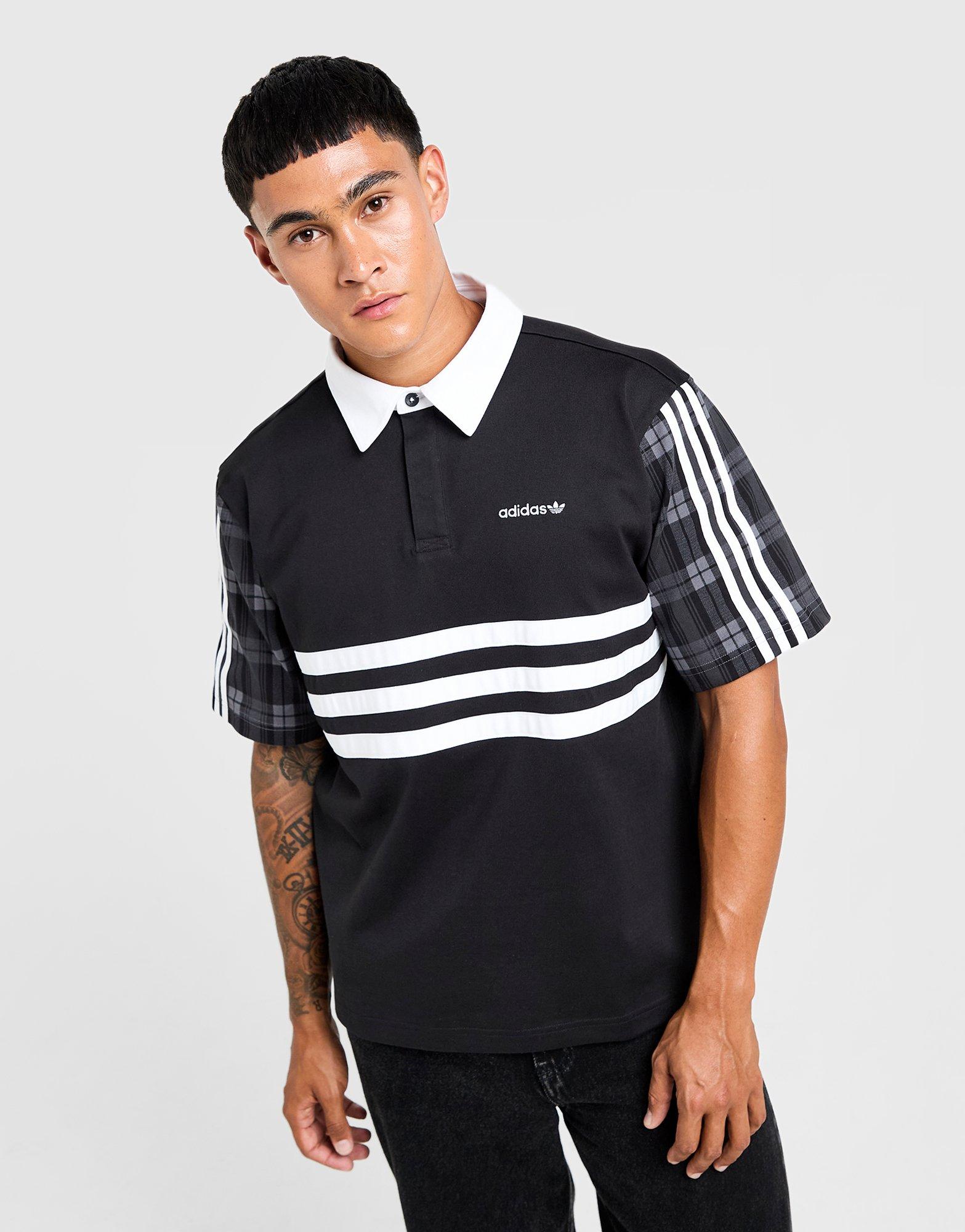 adidas Polo de tartán clásico Rugby