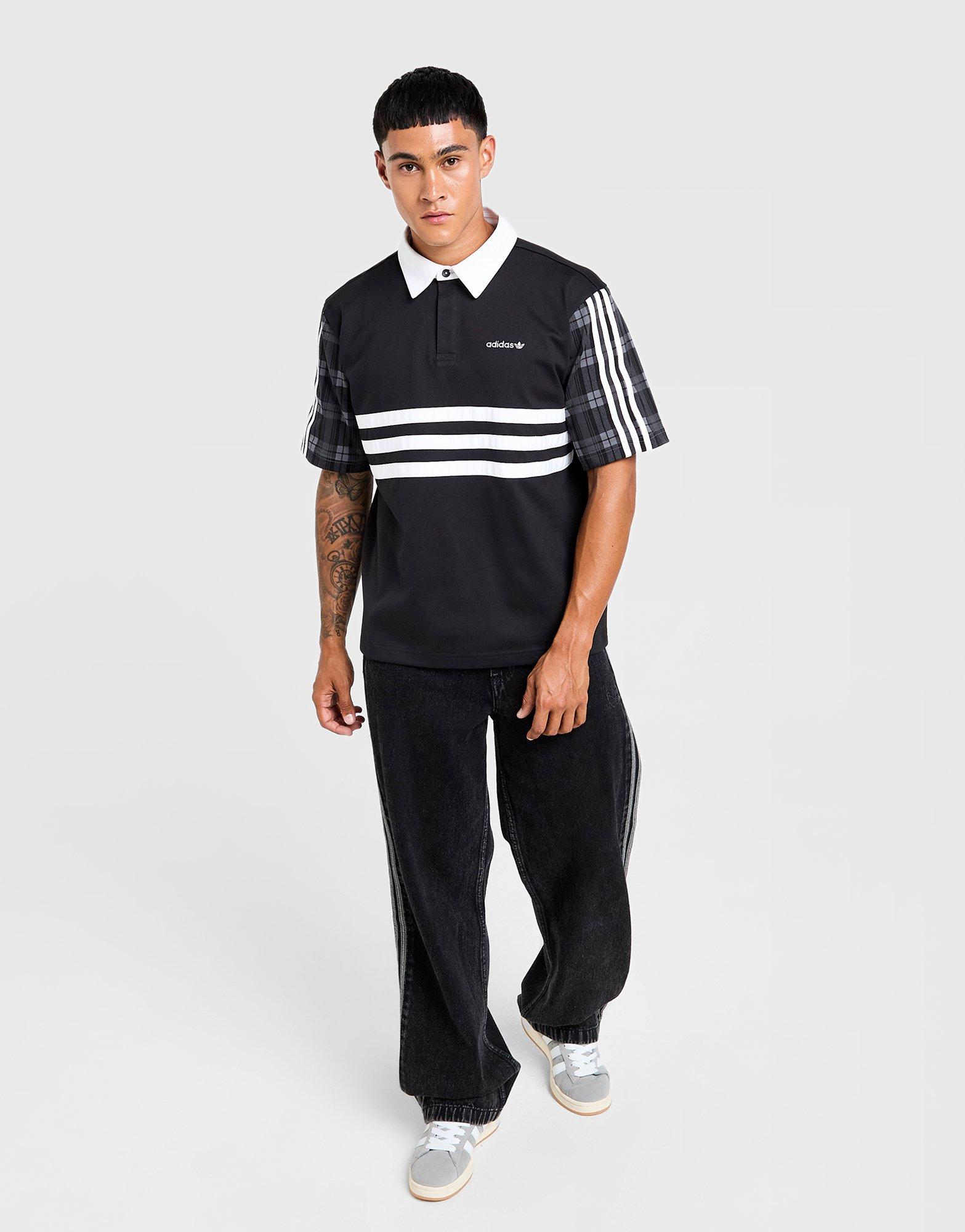 adidas Polo de tartán clásico Rugby