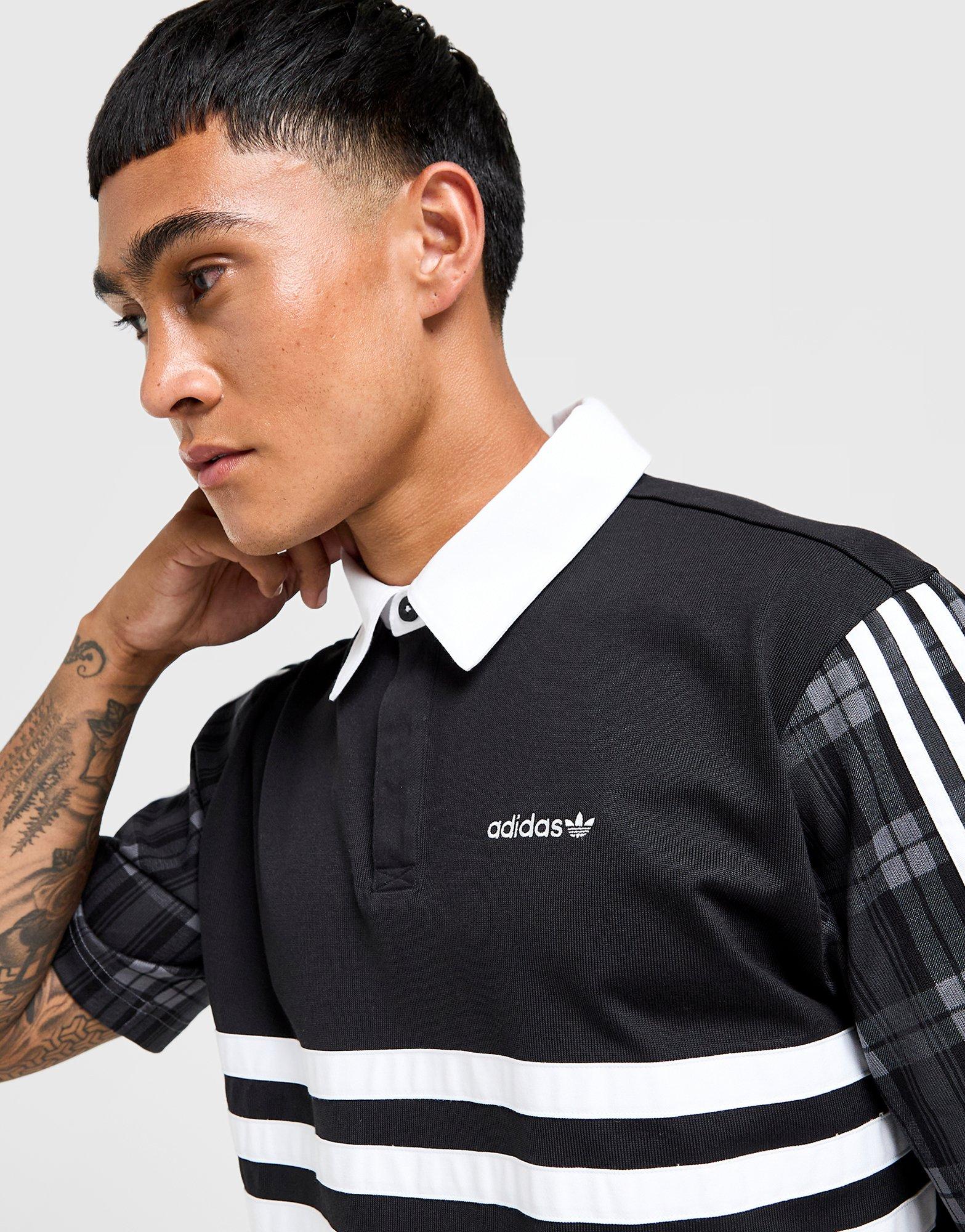 adidas Polo de tartán clásico Rugby