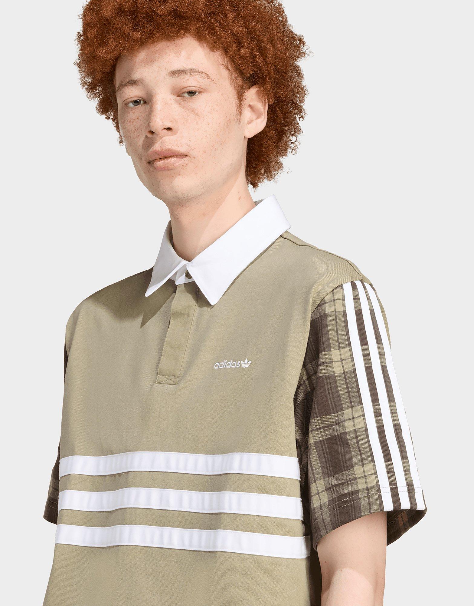 adidas Polo de tartán clásico Rugby