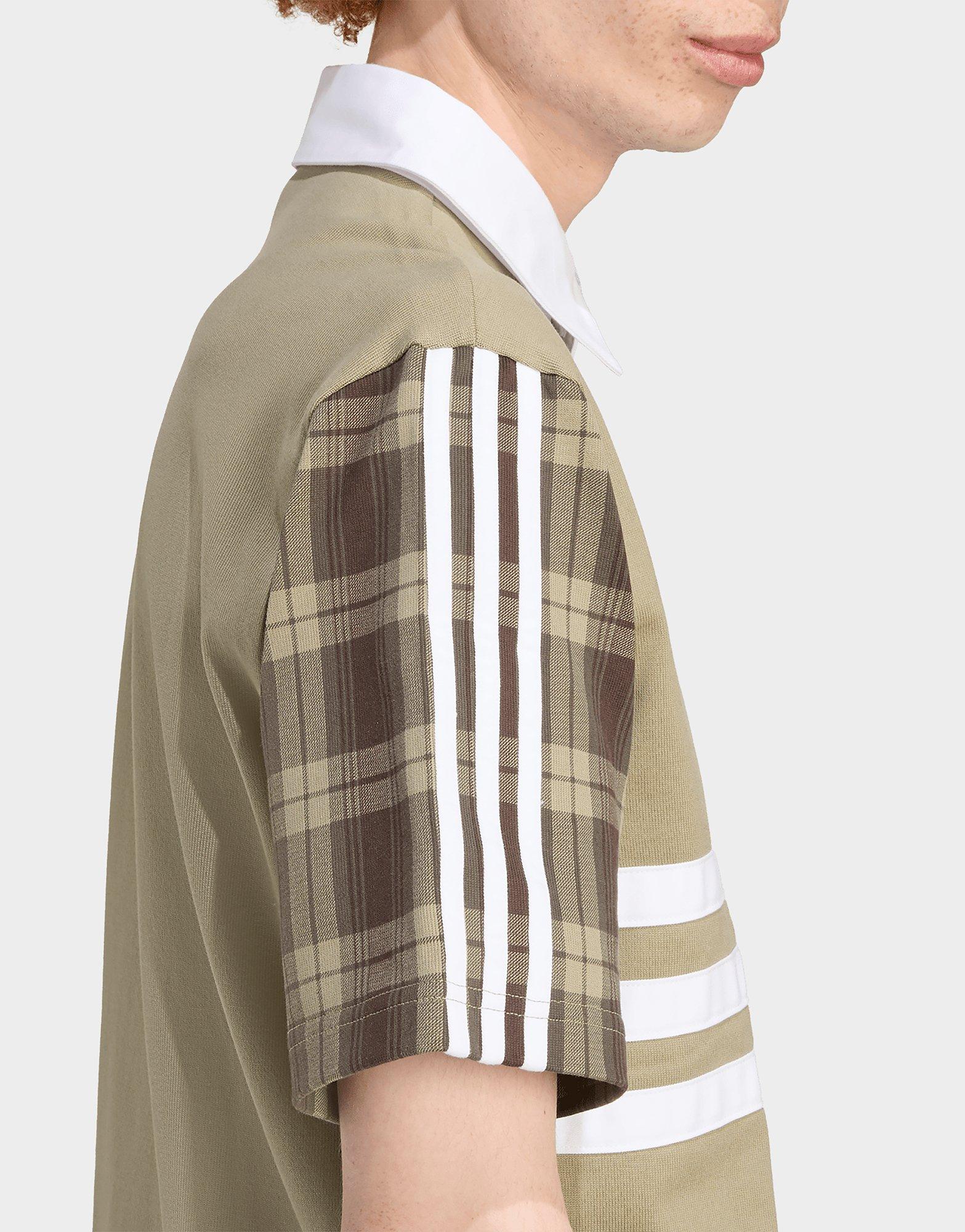 adidas Polo de tartán clásico Rugby