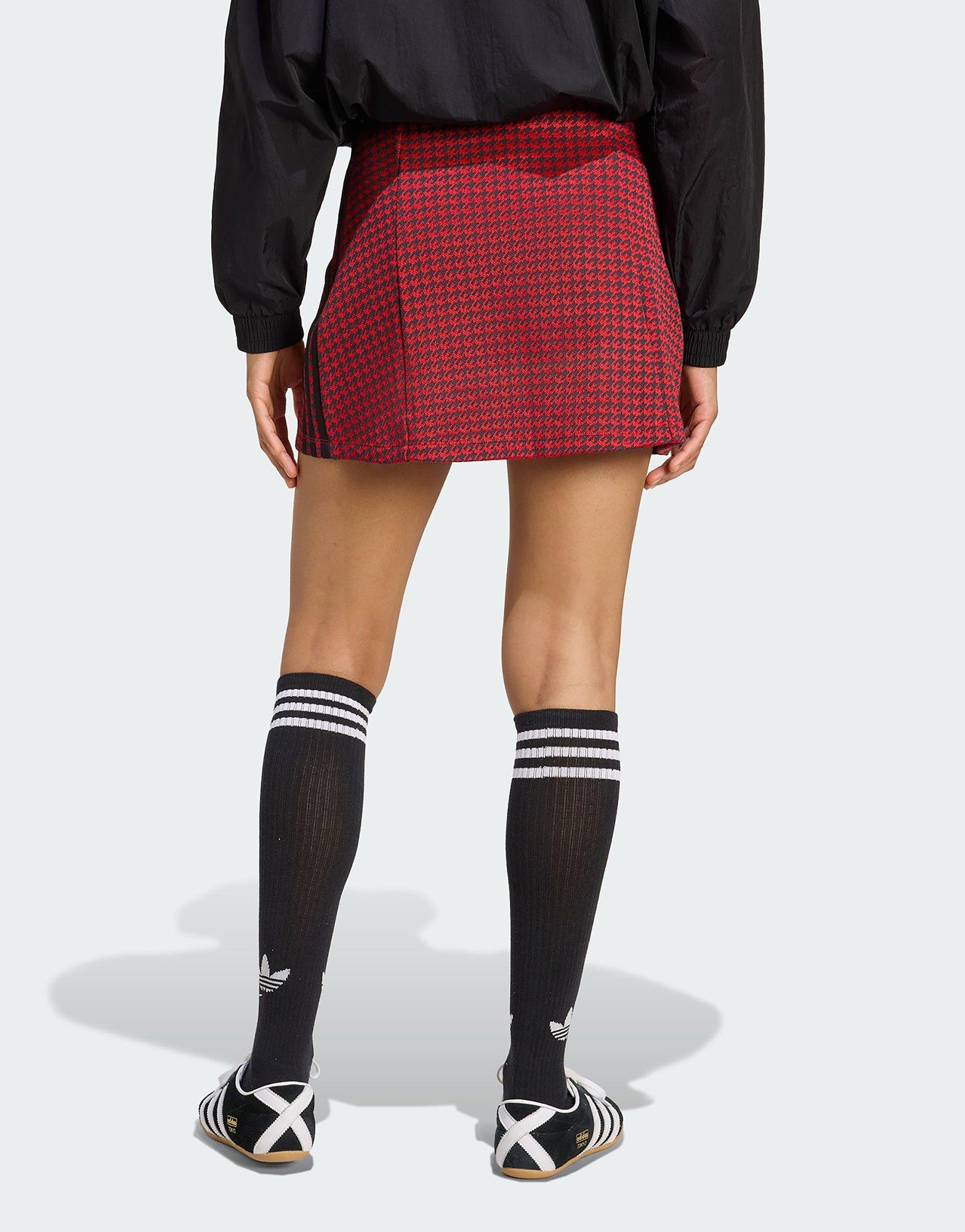 adidas Houndstooth Tailored Skirt