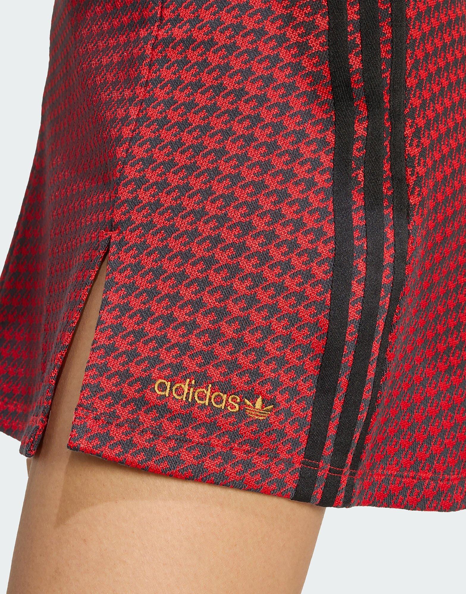 adidas Houndstooth Tailored Skirt
