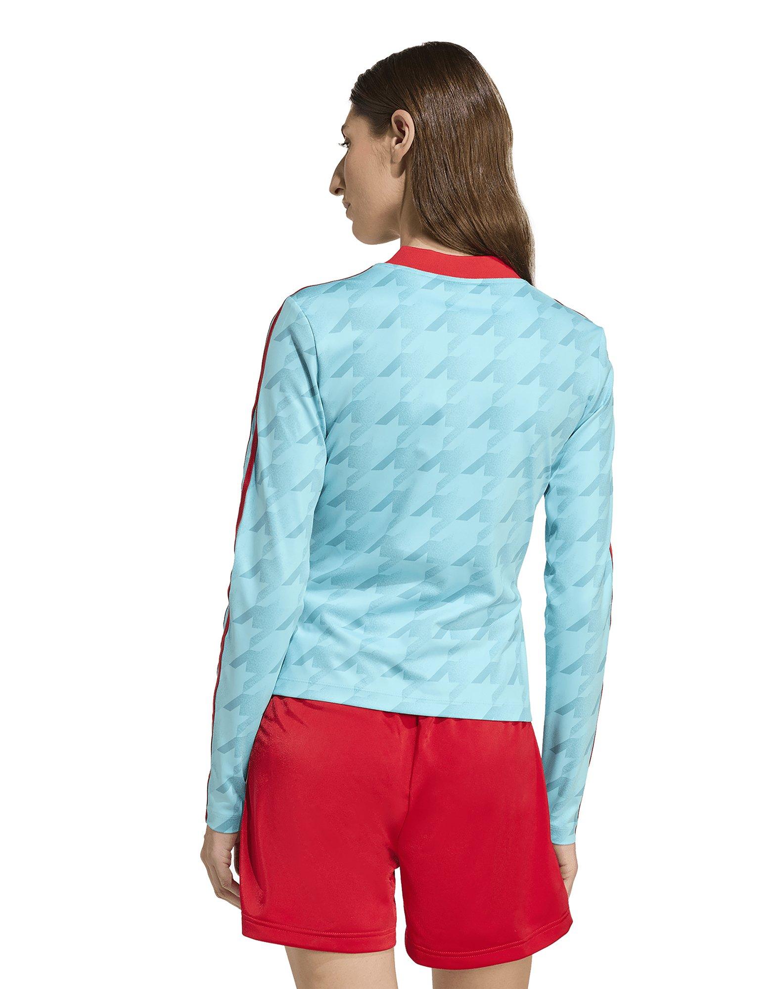 adidas Langärmeliges Fußballtrikot mit schmaler Passform und Allover-Grafikprint