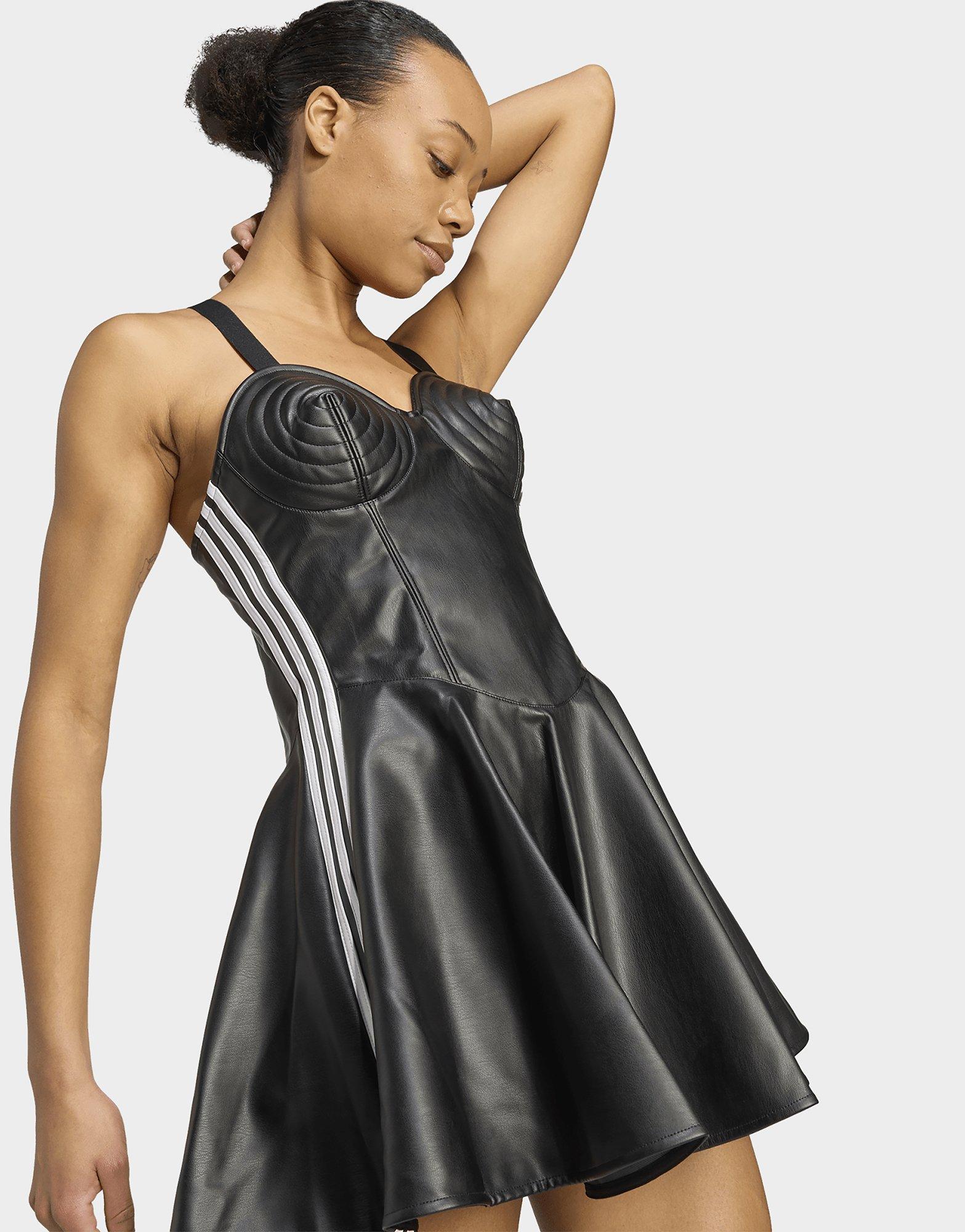 adidas adidas x Jeremy Scott Faux-Leather Dress