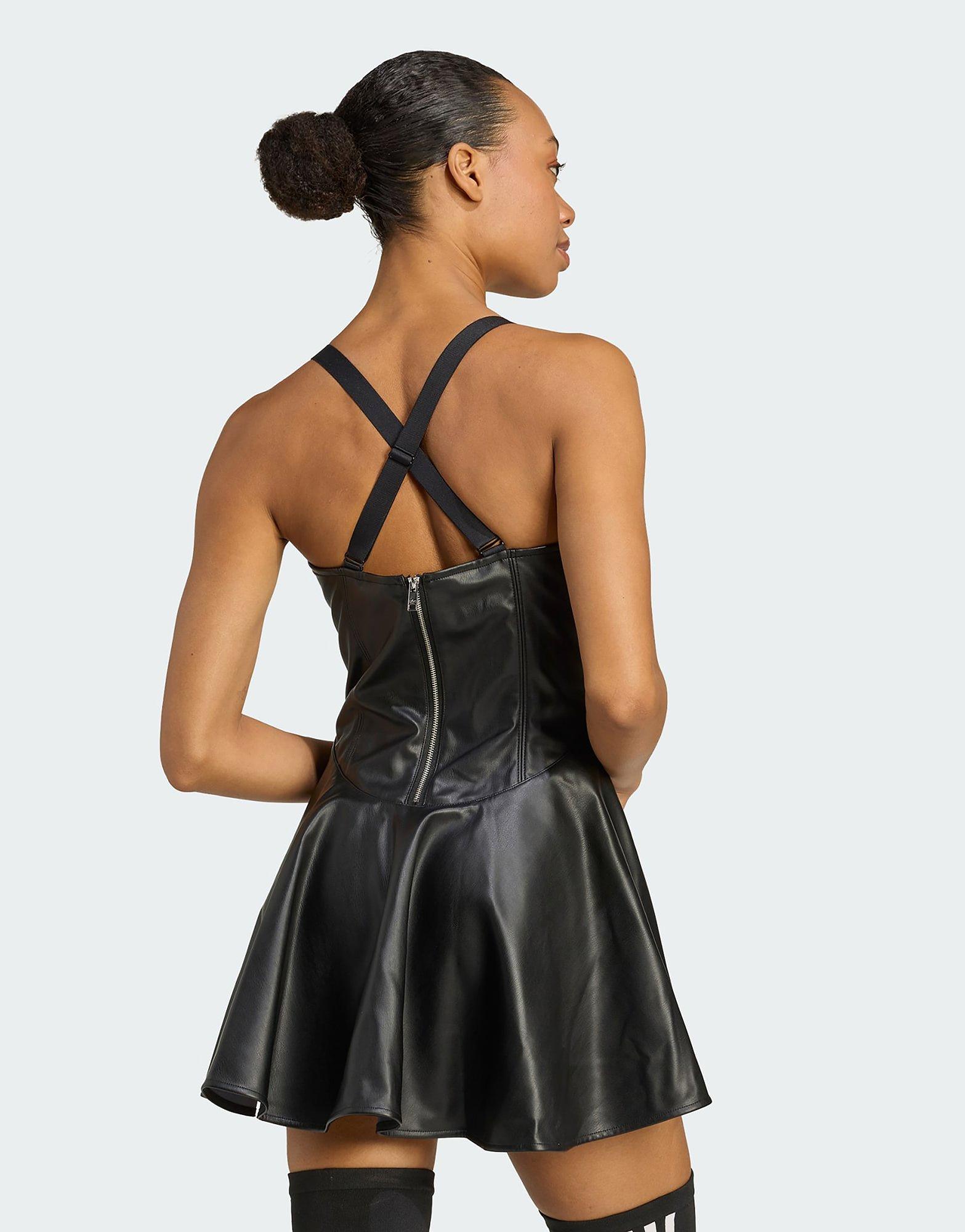 adidas adidas x Jeremy Scott Faux-Leather Dress