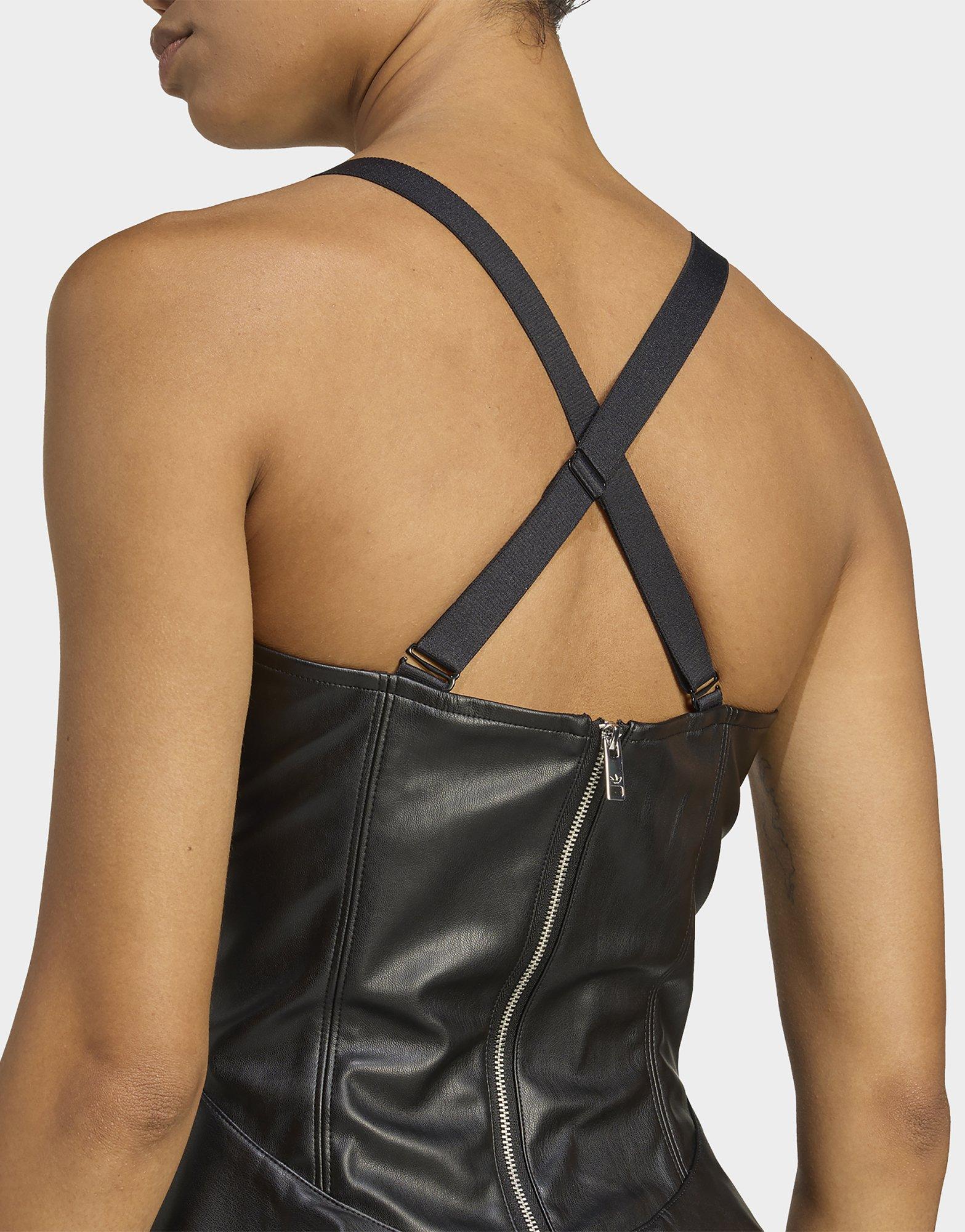 adidas adidas x Jeremy Scott Faux-Leather Dress