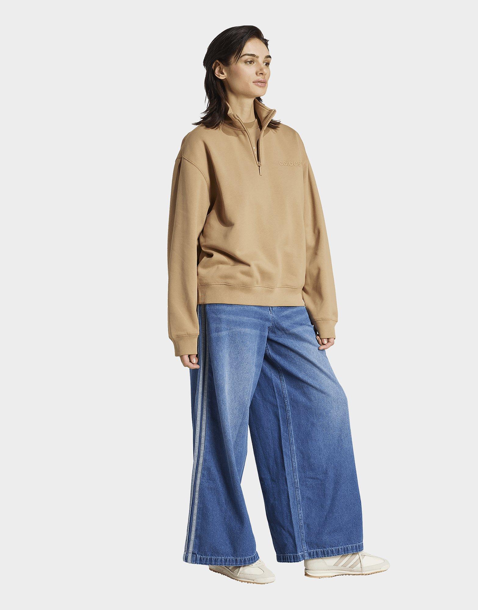 adidas Originals Essential Linear 1/4 Zip Top