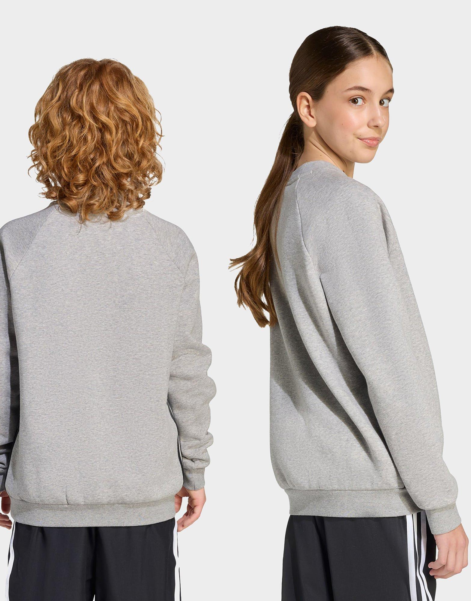 adidas Suéter suelto de cuello redondo