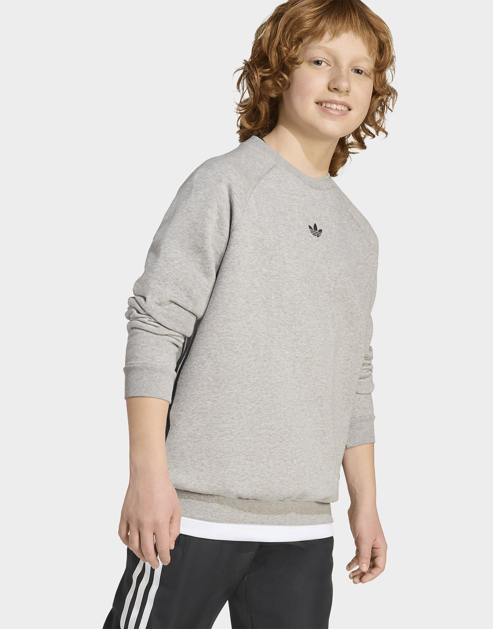 adidas Suéter suelto de cuello redondo