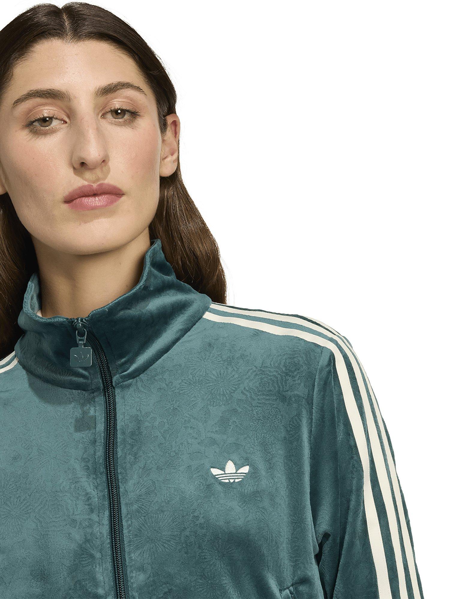 adidas Chaqueta deportiva de terciopelo grabado adidas Originals x Liberty London Firebird