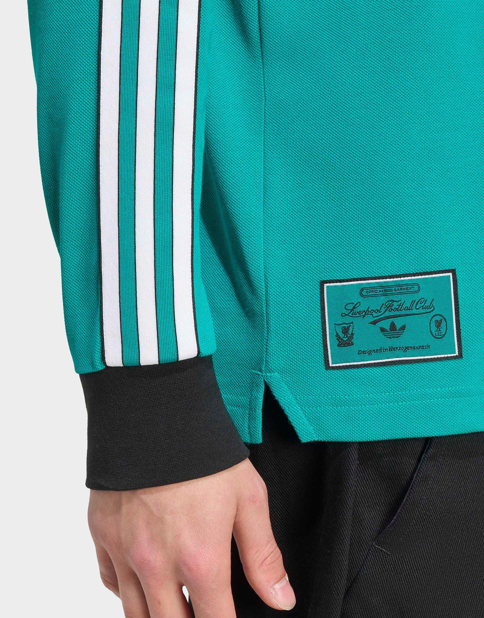adidas Liverpool FC Terrace Icons Long Sleeve Polo Shirt