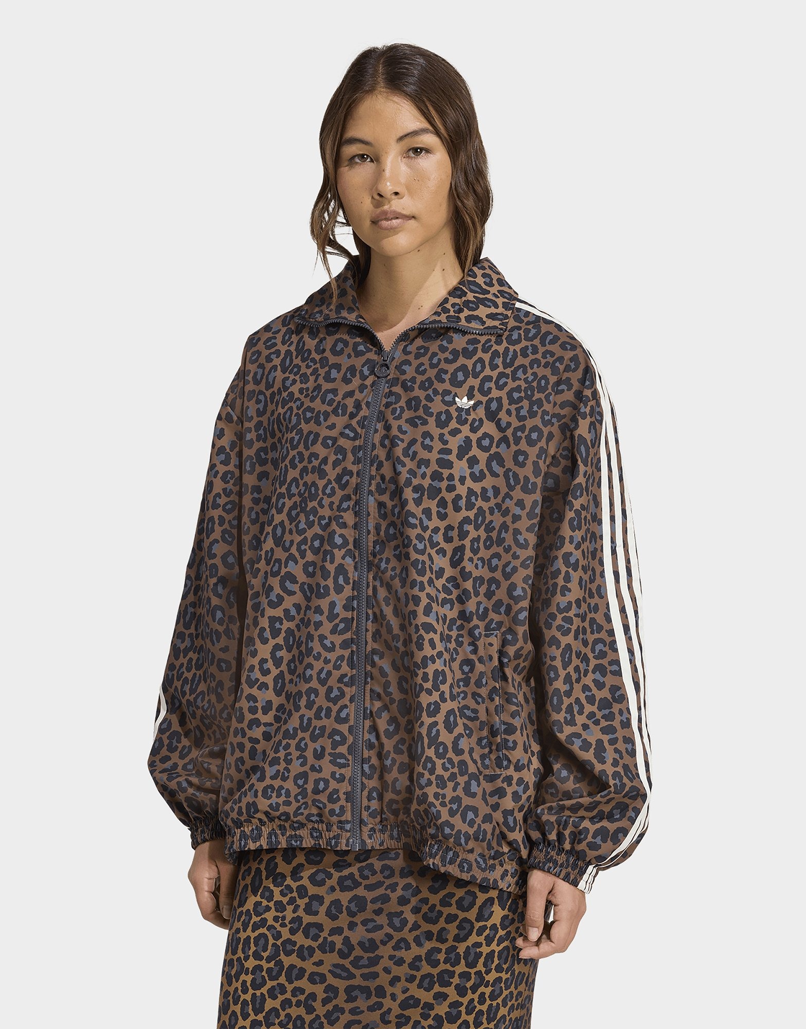 adidas☆Leopard Firebird Oversized トラックパンツ【UK発】 adidas Originals Women's Leopard Firebird Oversized Track Pants