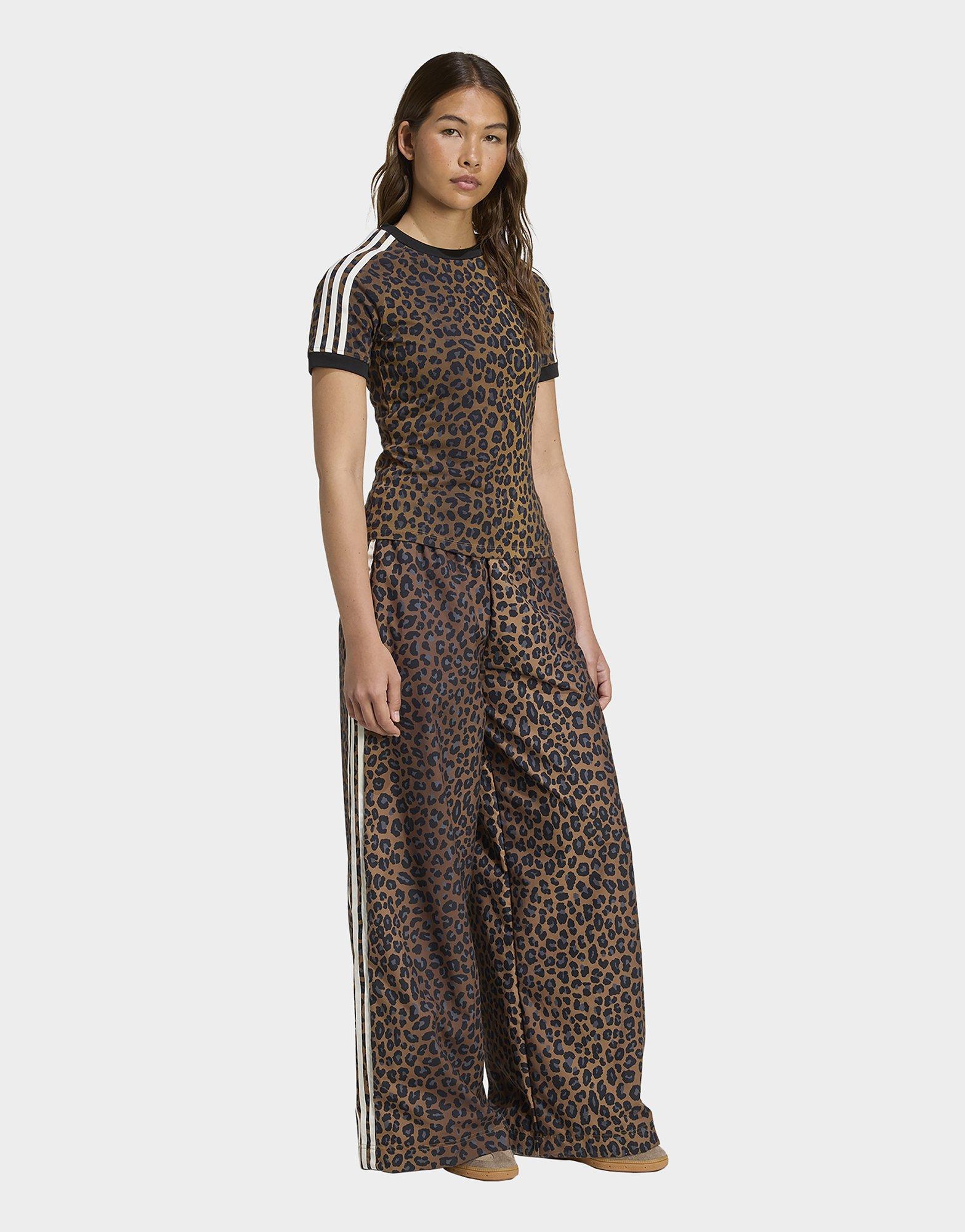 adidas Leopard Firebird Oversized Track Pants