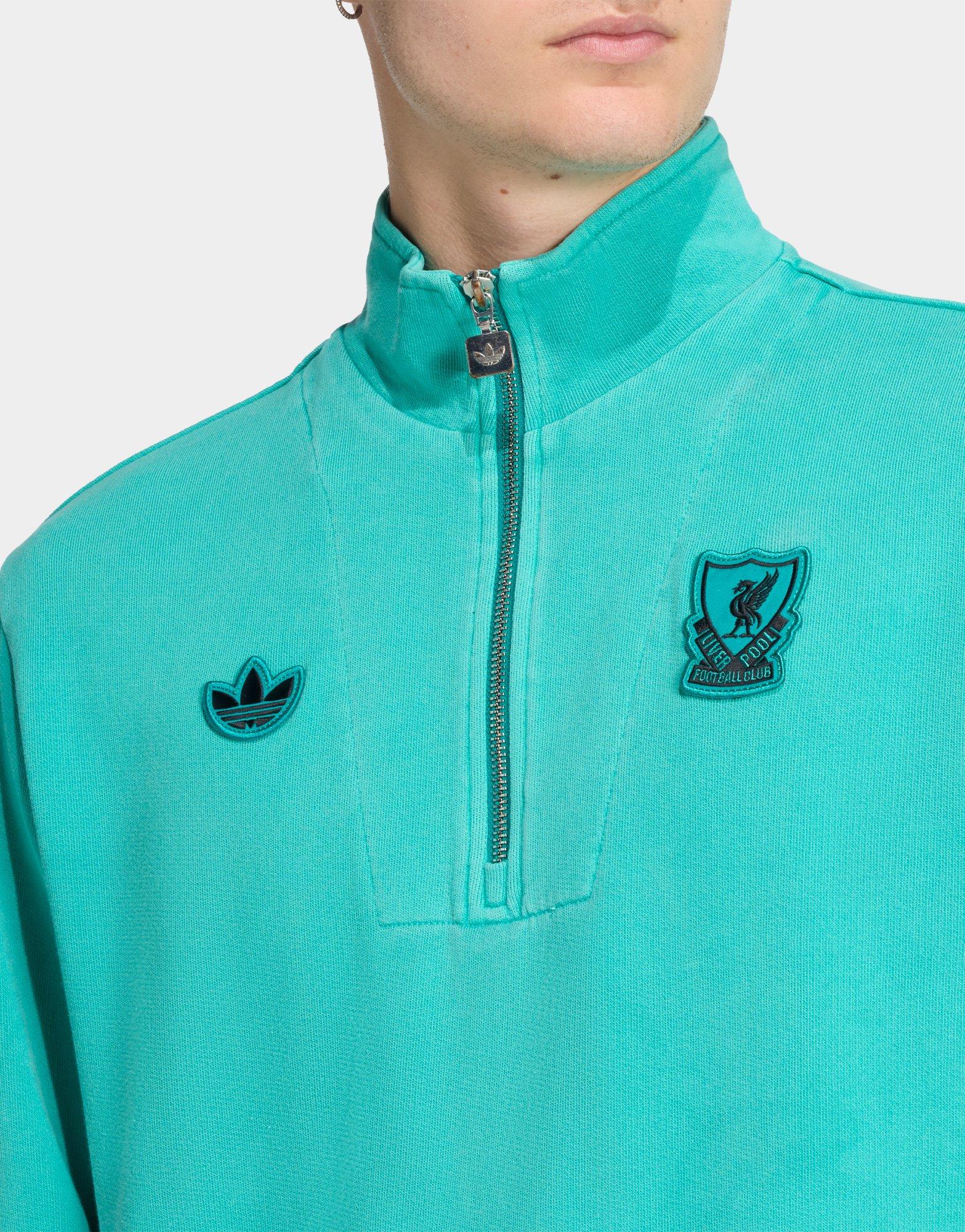 adidas Liverpool FC Terrace Icons Half-Zip Top