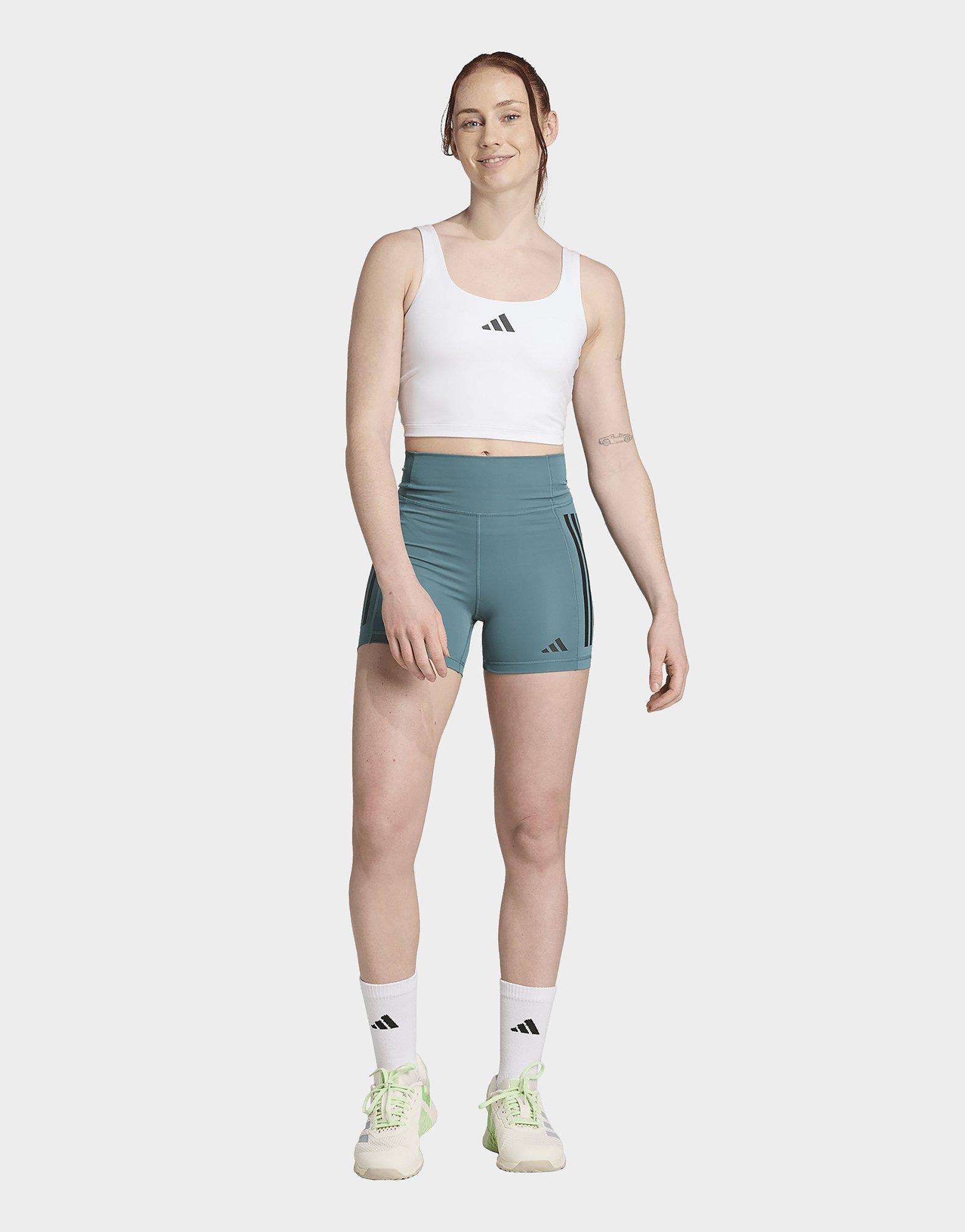 adidas Optime 3-Streifen kurze Leggings