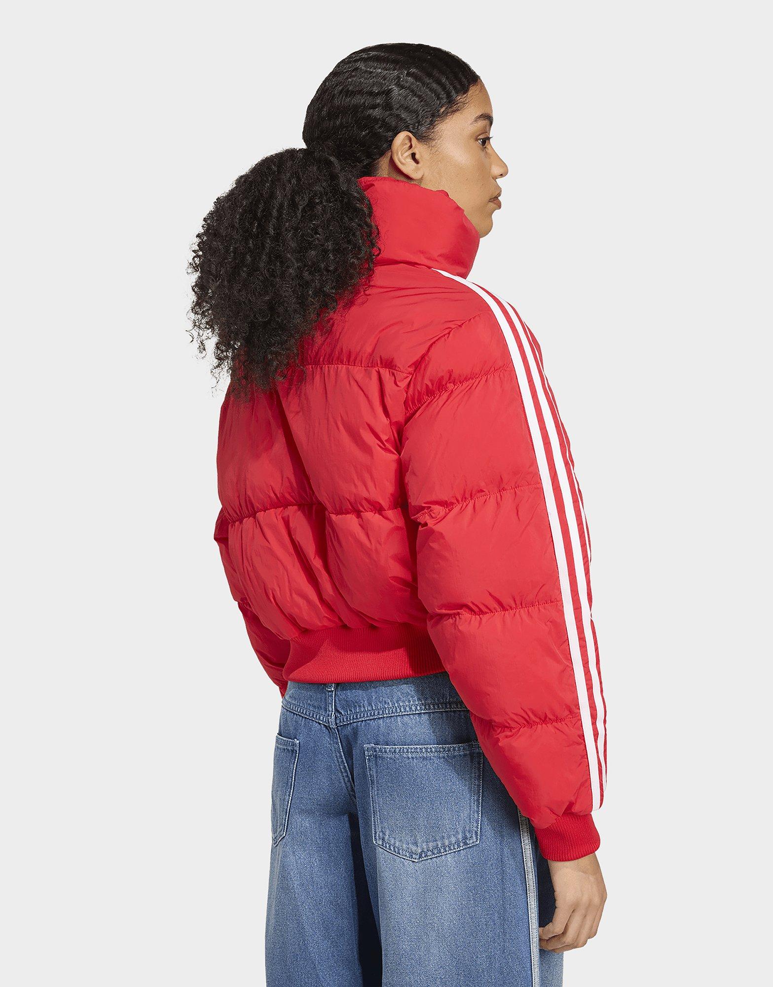 adidas Adicolor Kürzer geschnittener Puffer Jacke aus Kunstdaunen