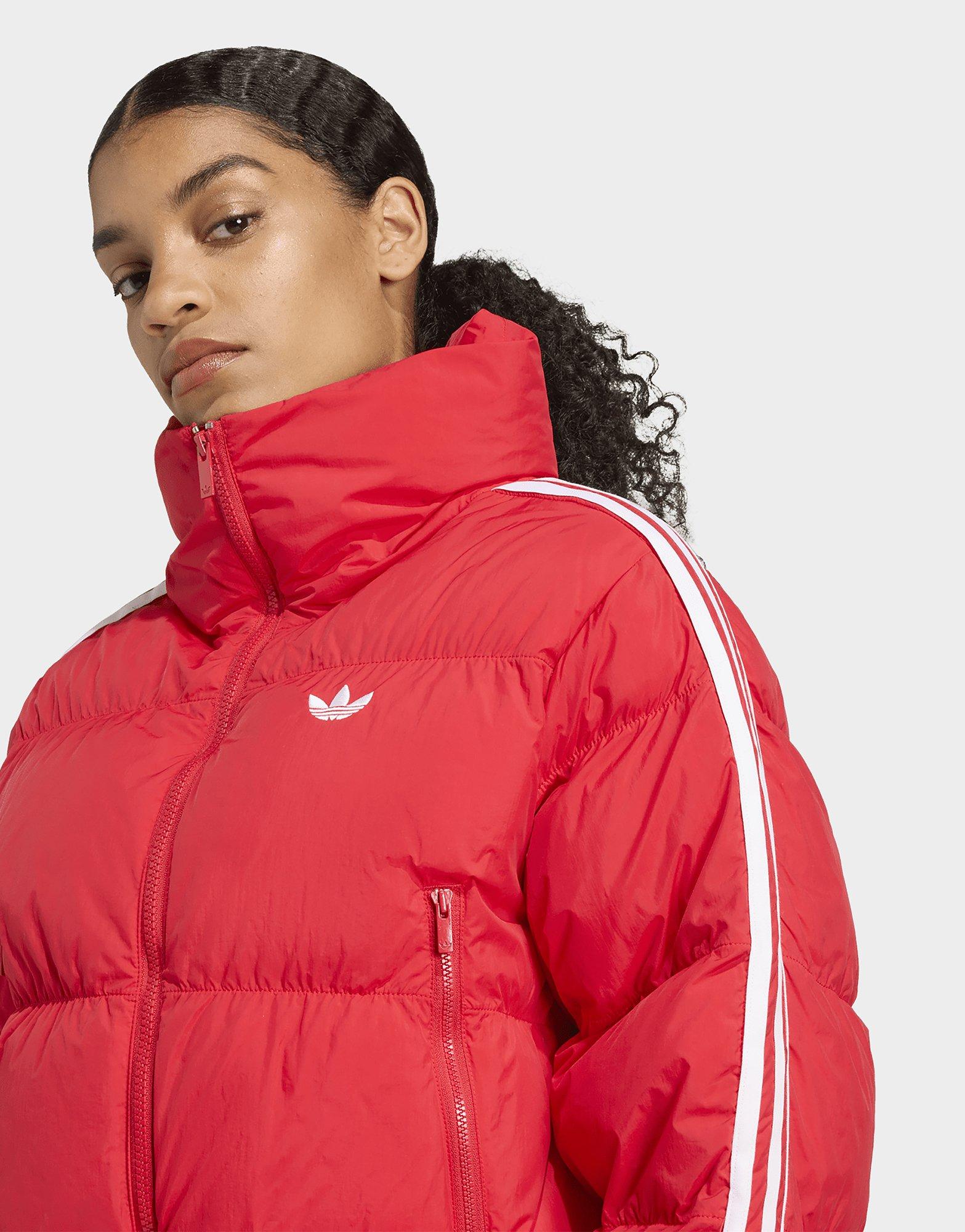 adidas Adicolor Kürzer geschnittener Puffer Jacke aus Kunstdaunen