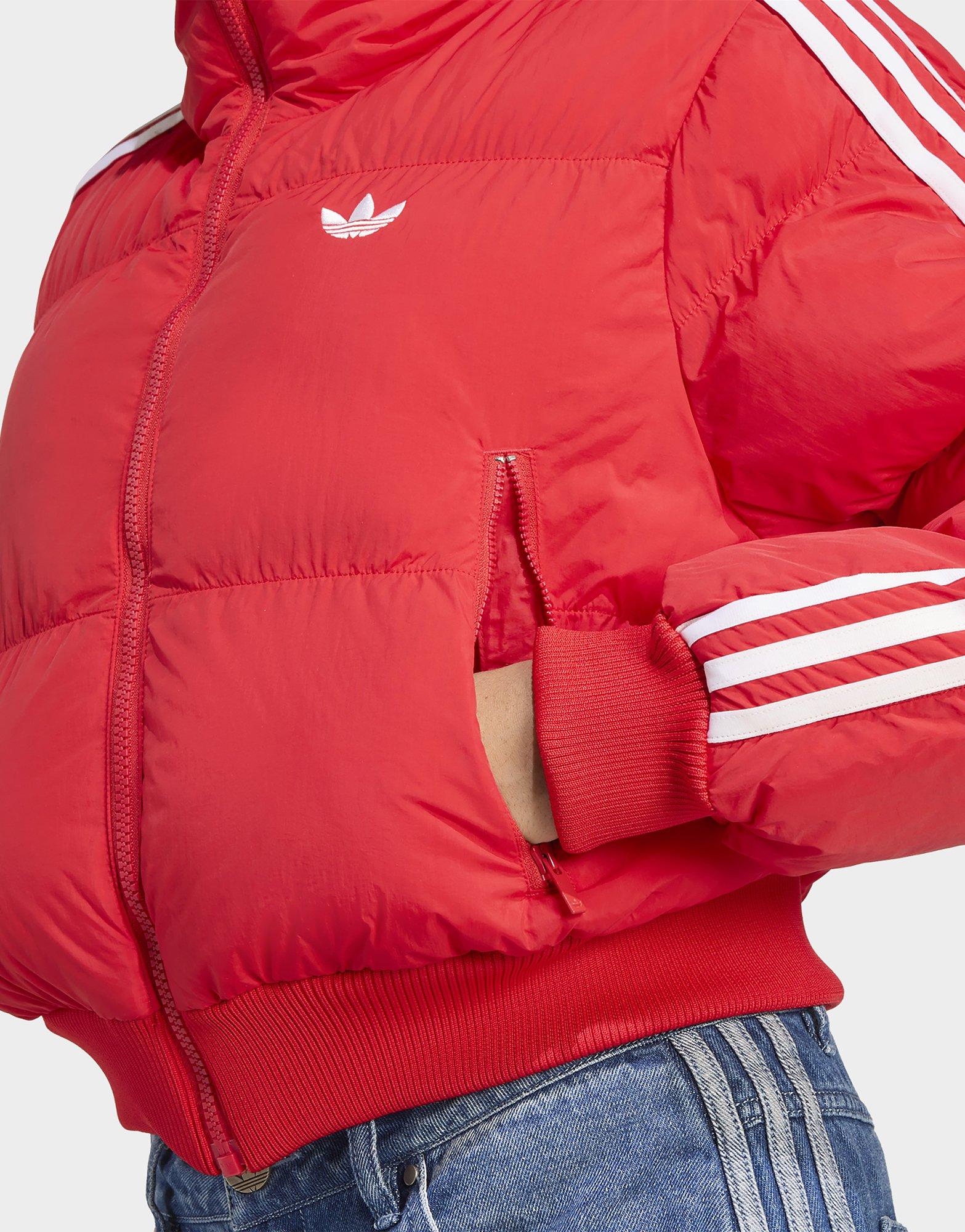 adidas Adicolor Kürzer geschnittener Puffer Jacke aus Kunstdaunen