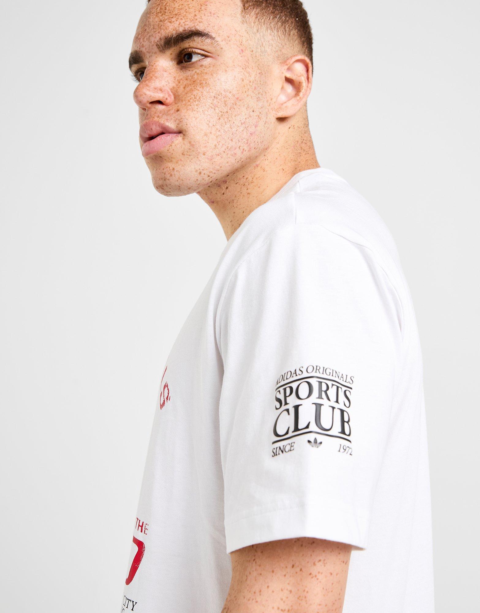 トップス 90s Football Tee T-Shirt adidas 90s Football Tee - White | R-GOL.com
