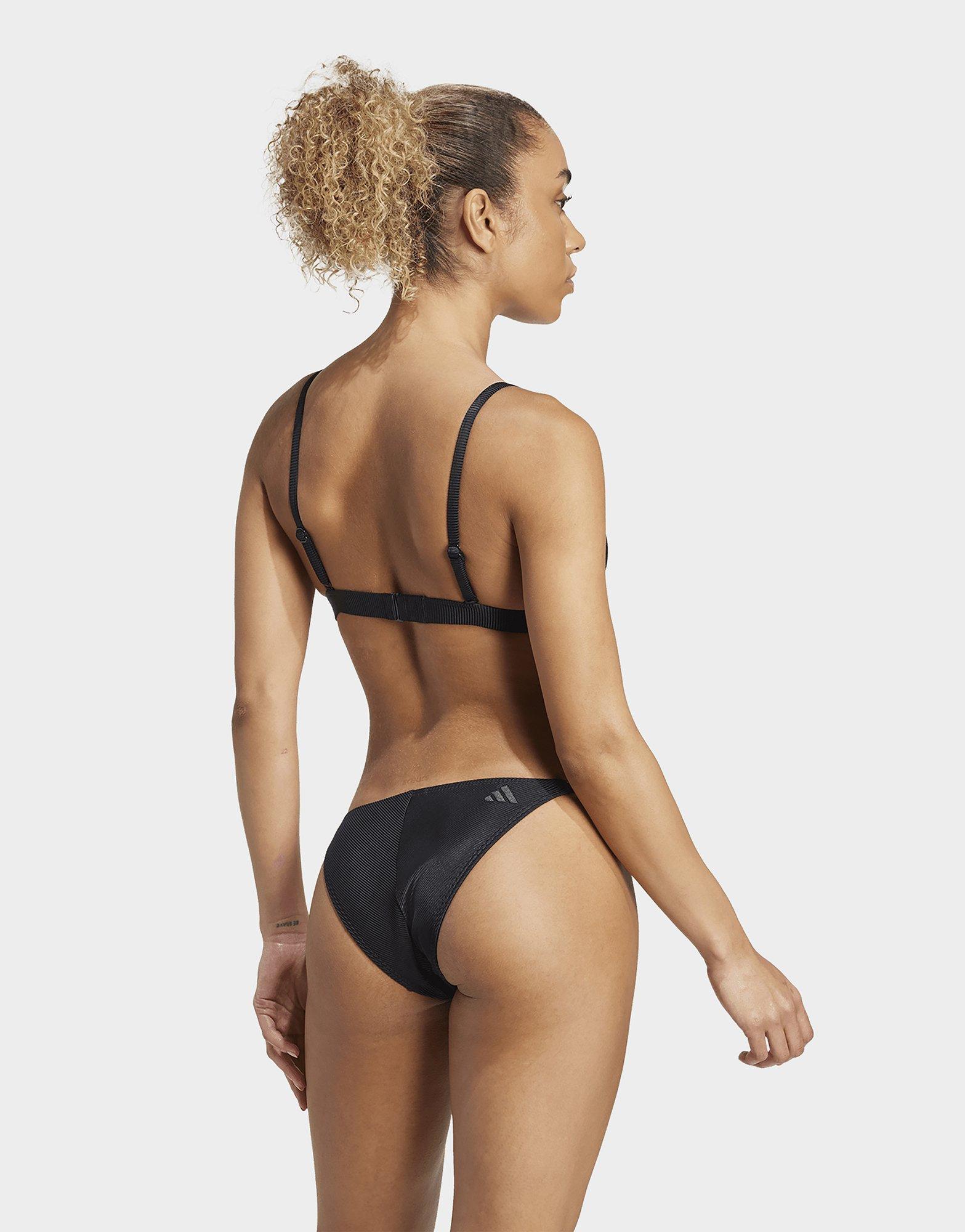 adidas Iconisea Ribbed Padded Triangle Bikini Top