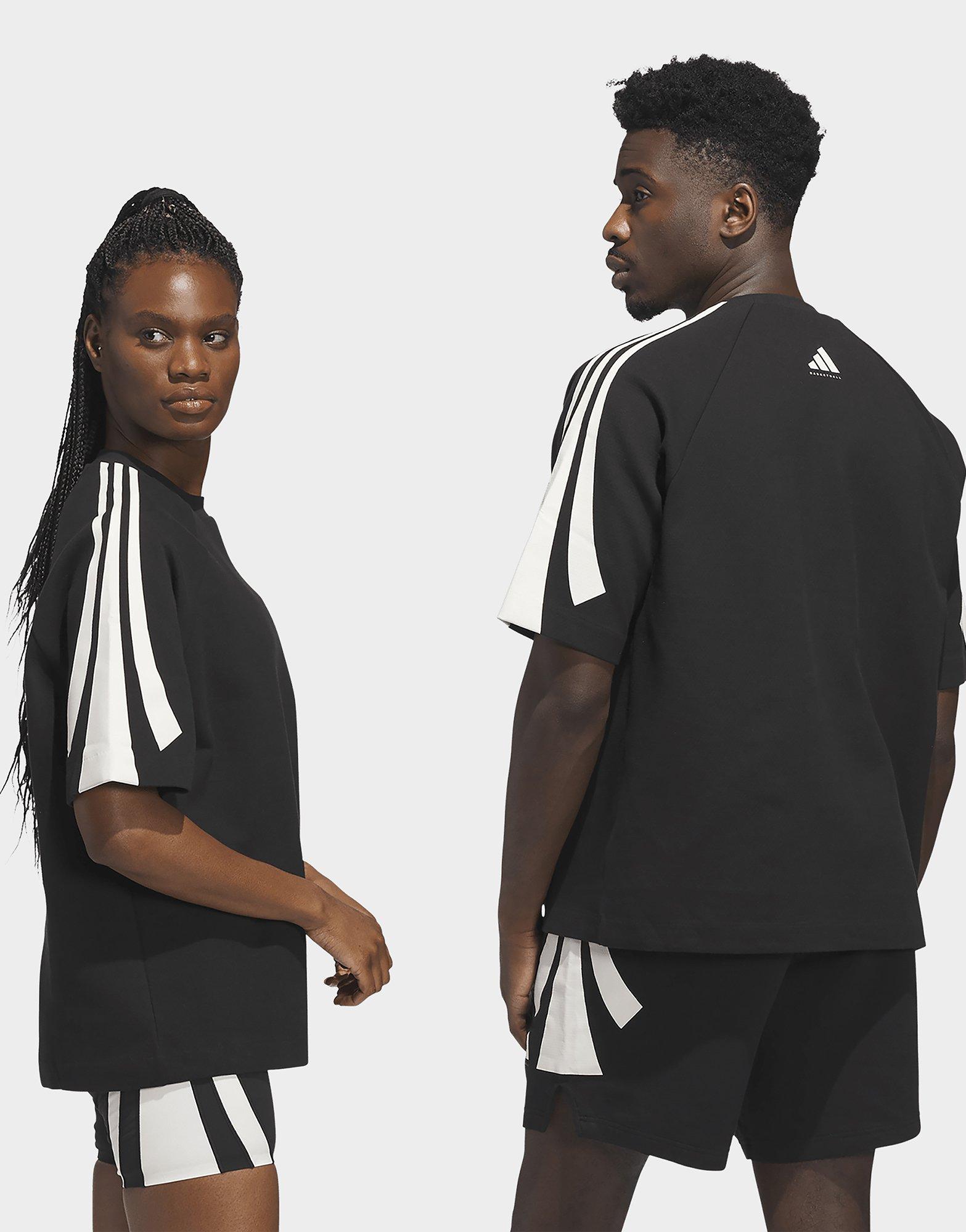 adidas adidas Basketball Sweatshirt met Korte Mouwen (Uniseks)