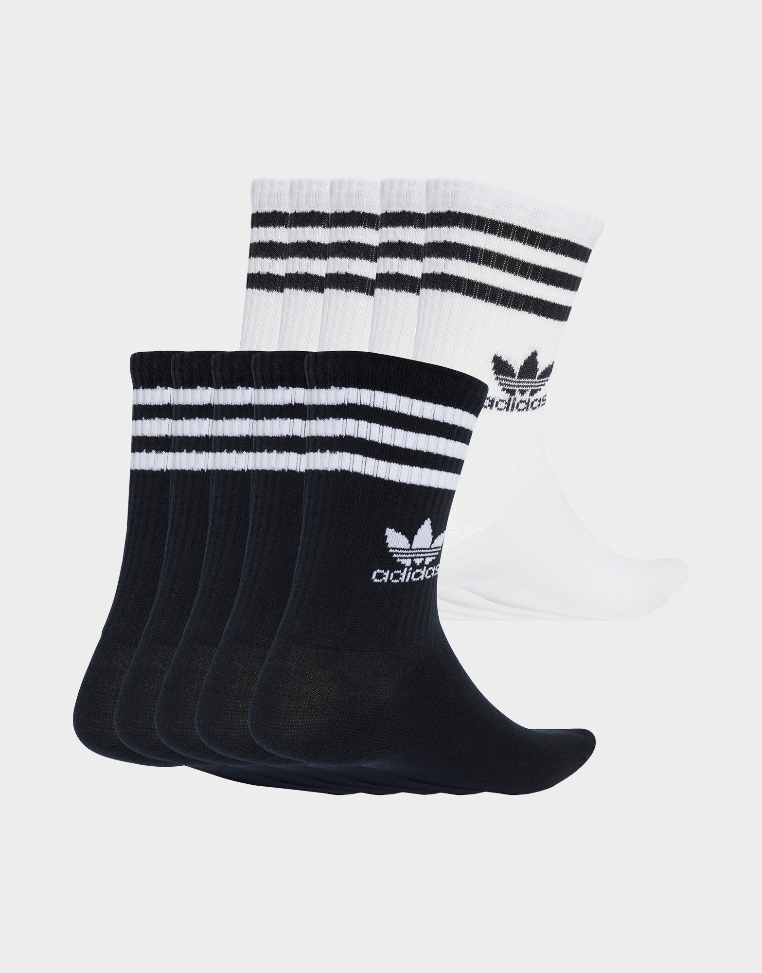 adidas 3-Streifen Crew Socken, 10 Paar