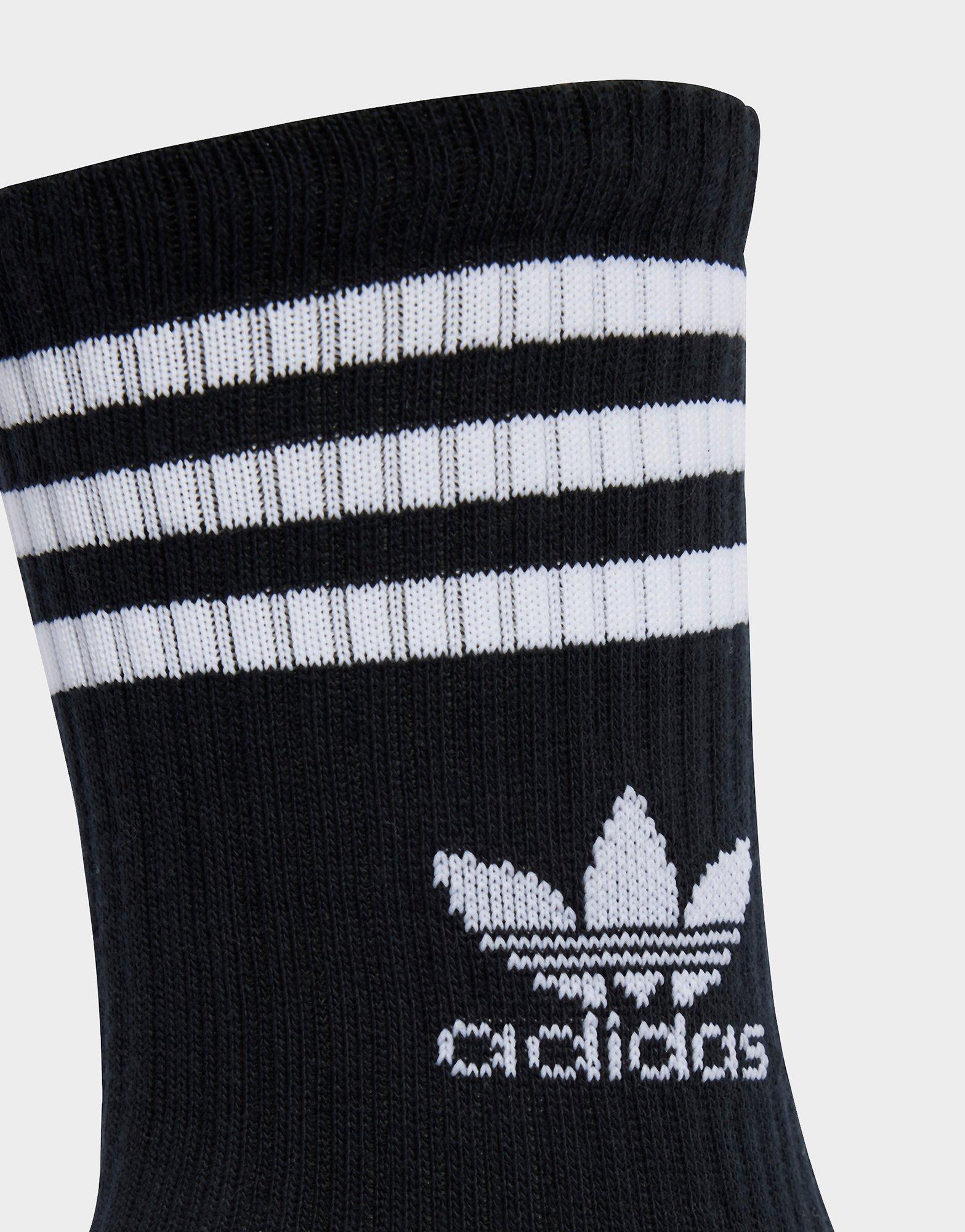 adidas 3-Streifen Crew Socken, 10 Paar