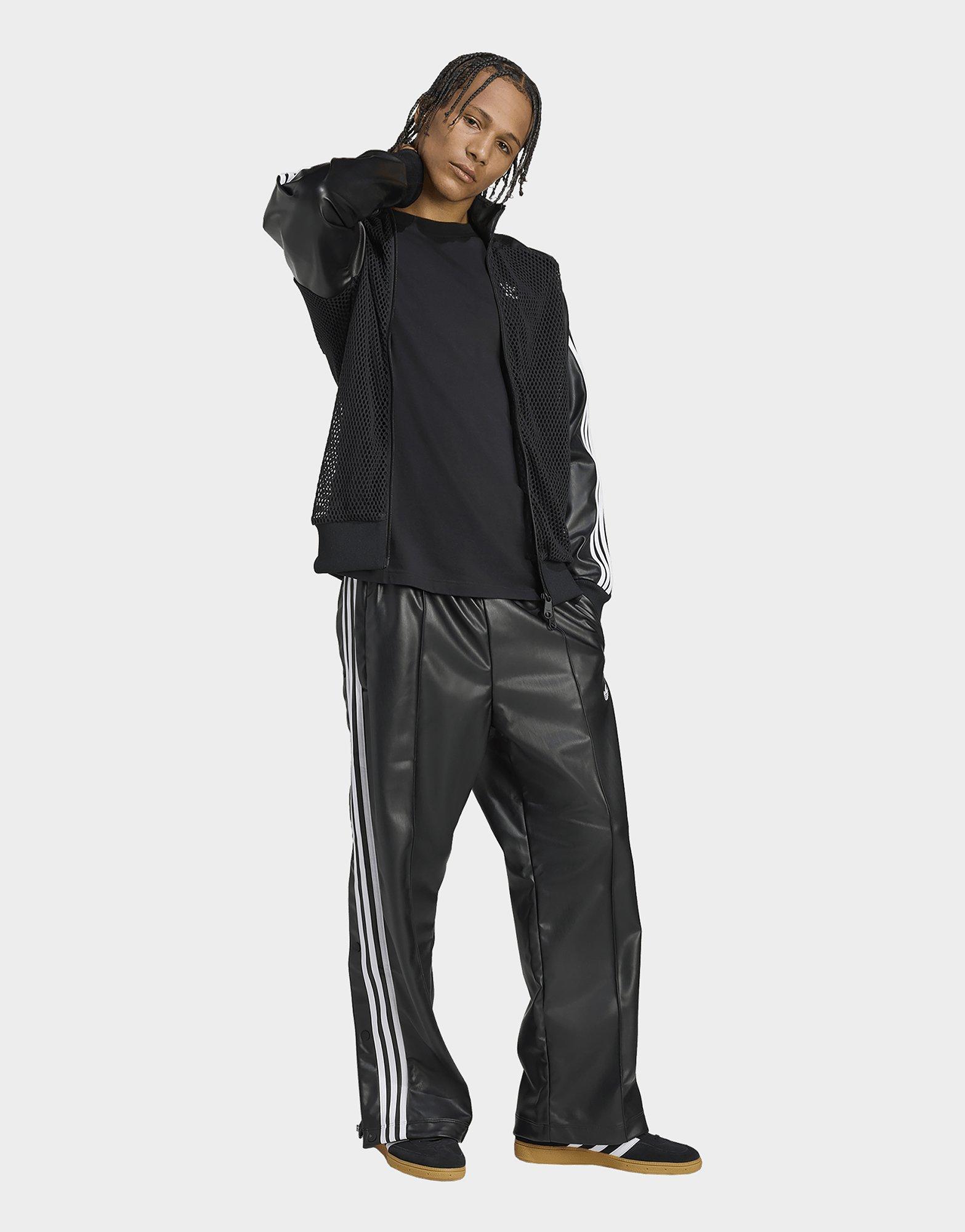 adidas adidas x Jeremy Scott Faux Leather Wide Pants
