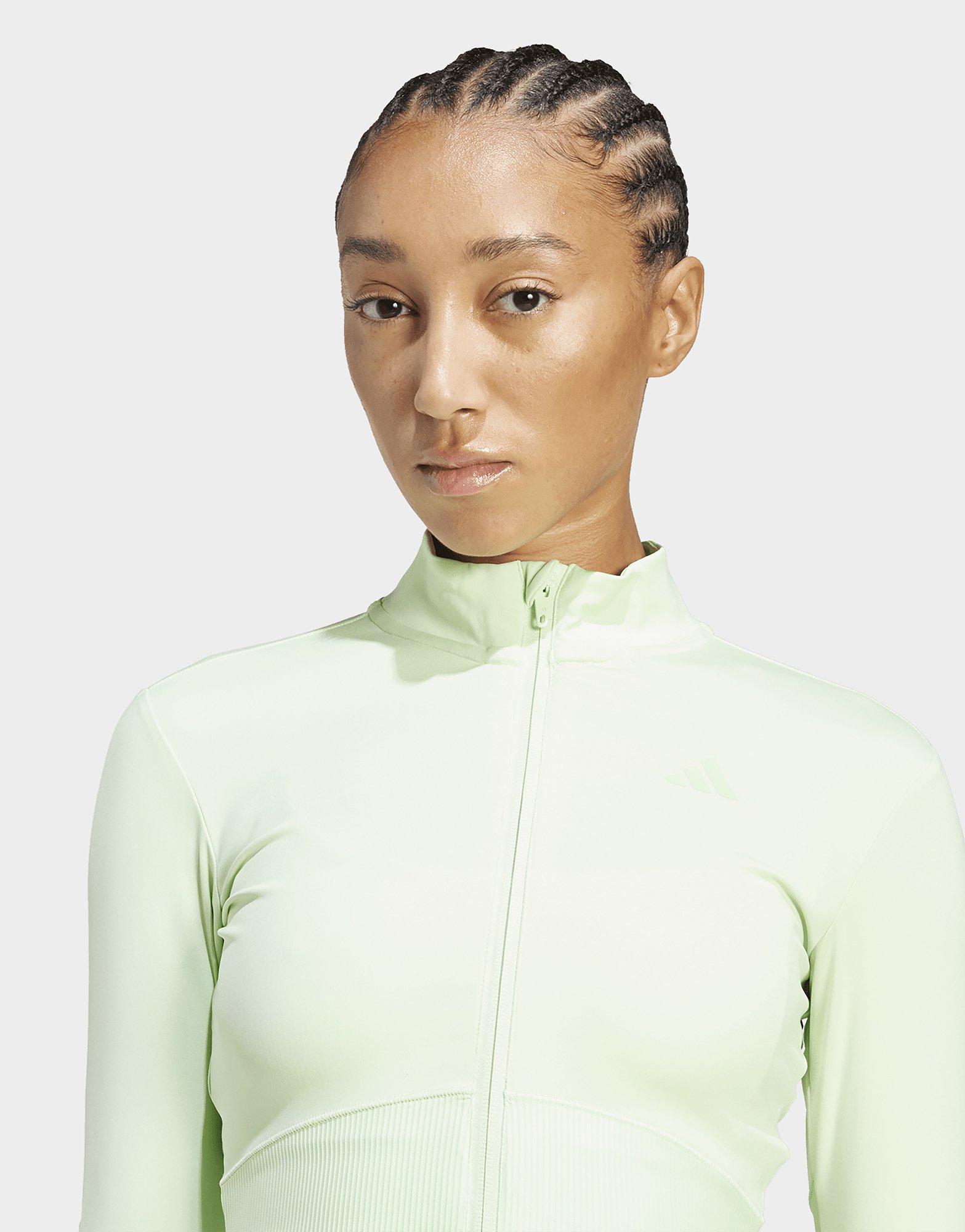 adidas Hyperglam Rib Zip Thru Cover Up