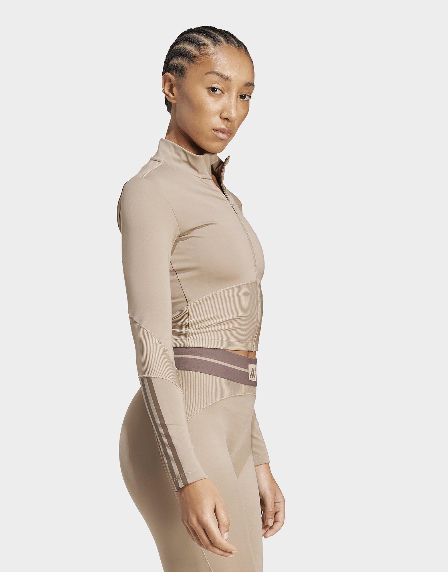 adidas Hyperglam Rib Zip Thru Cover Up