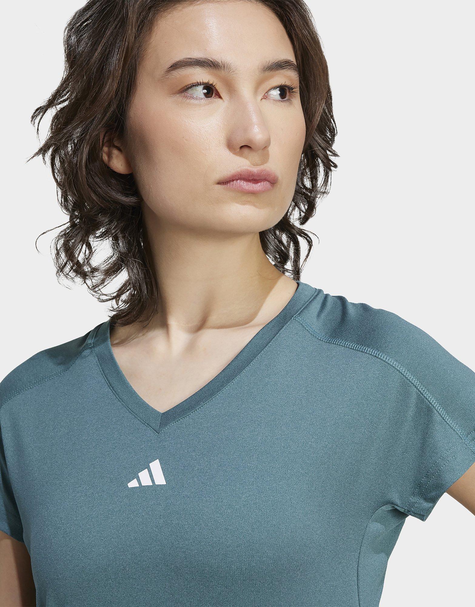 adidas AEROREADY Train Essentials Minimal Branding V-Neck Tee