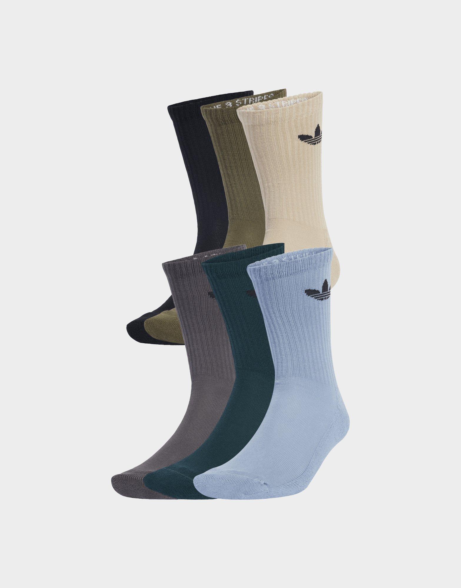 adidas Originals Trefoil Cushion Crew Socks 6 Pairs