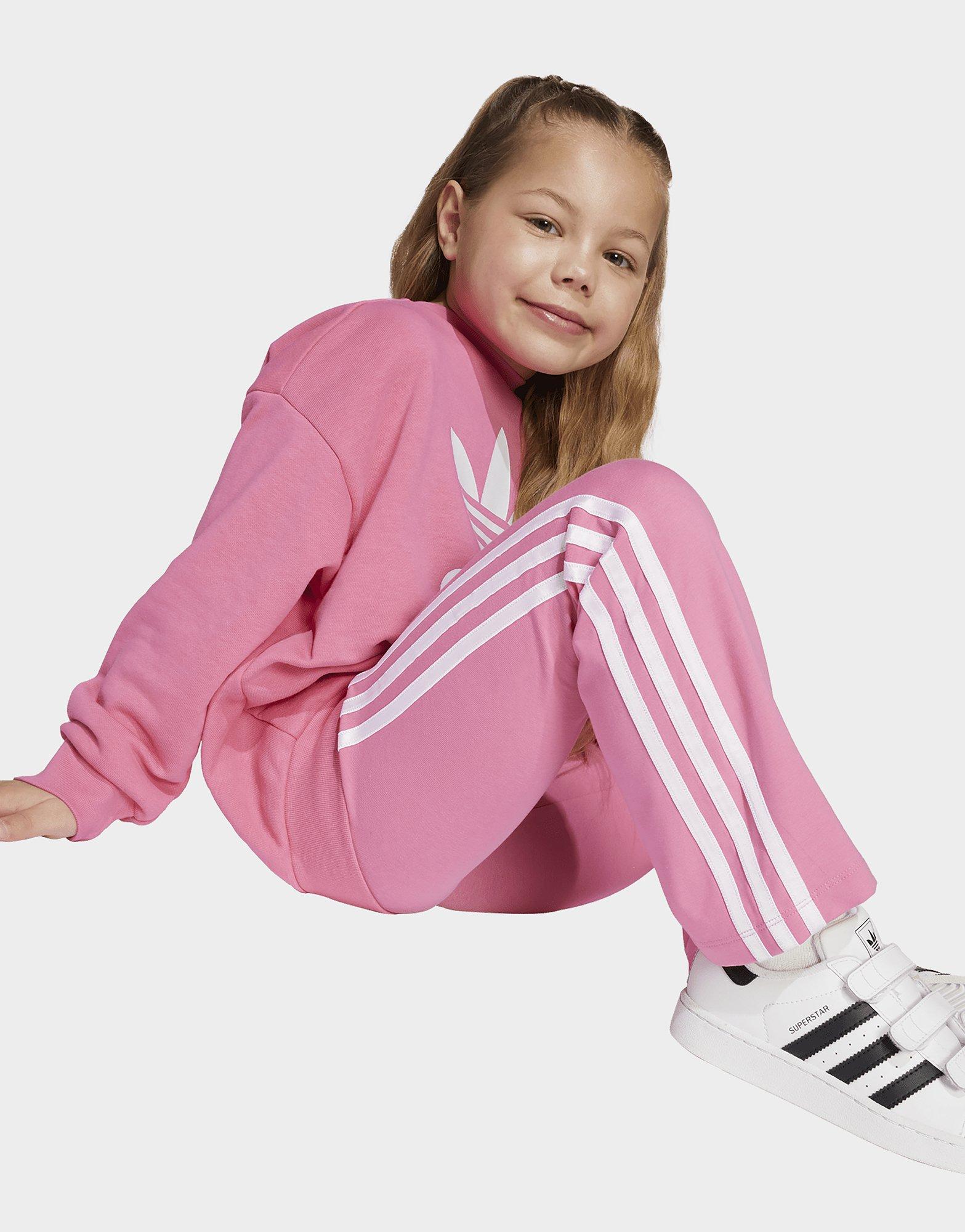 adidas Loose Crew Flared Kids Leggings Set