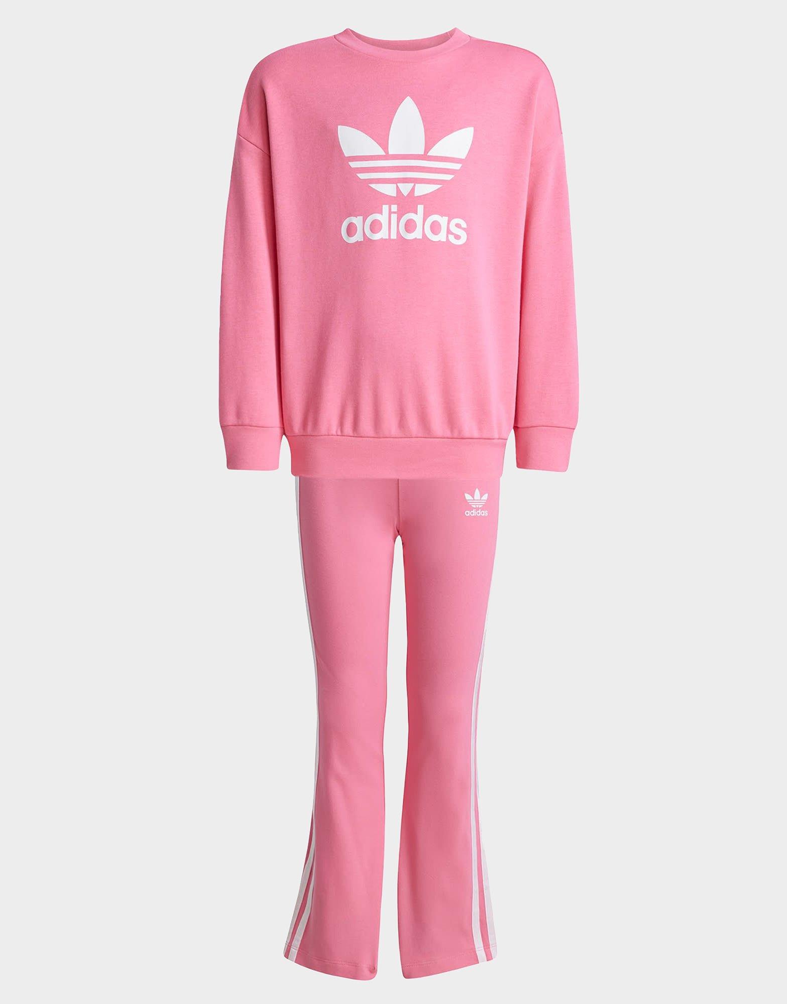 adidas Loose Crew Flared Kids Leggings Set