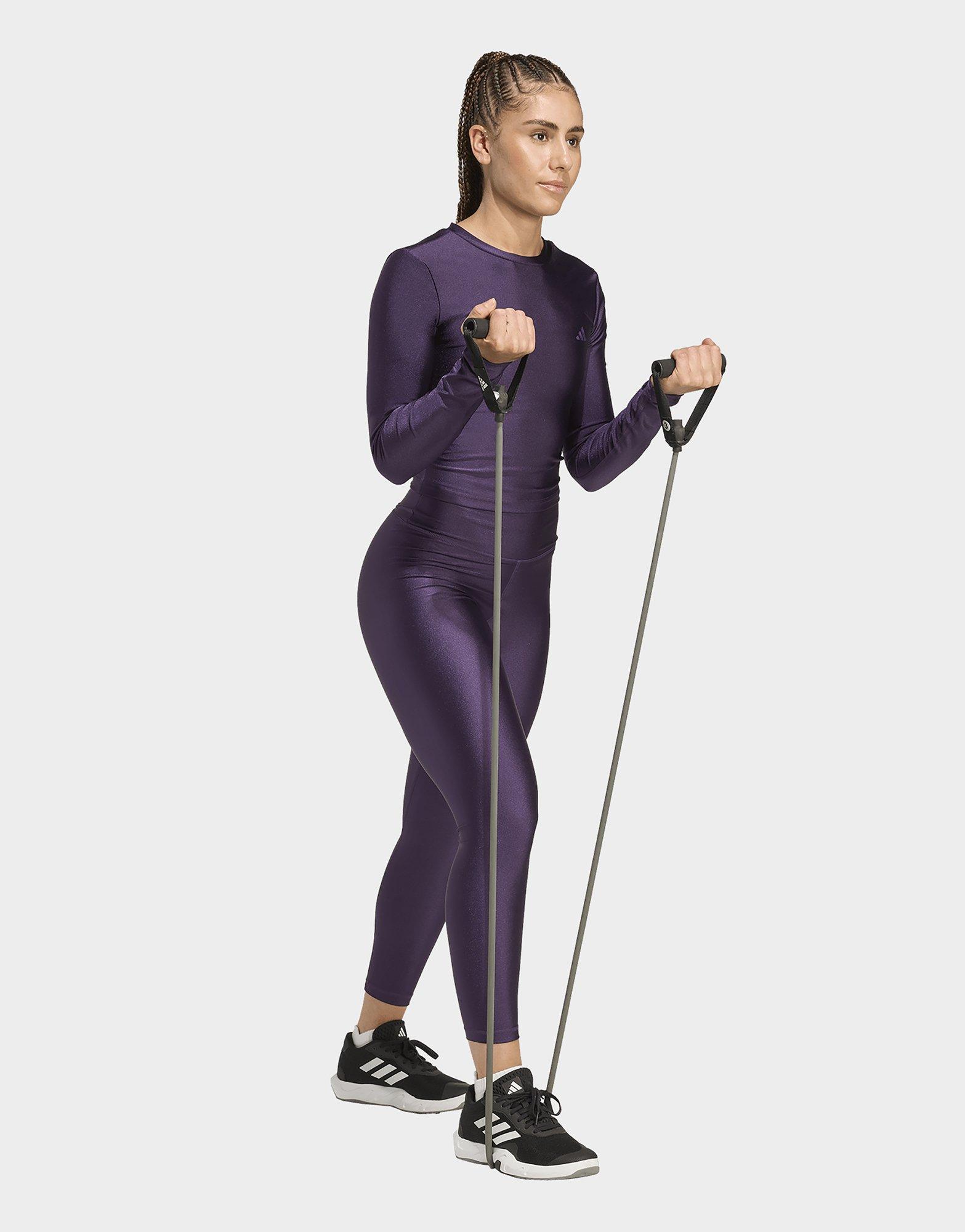 adidas Camiseta Workout Essentials Long-Sleeve Shine