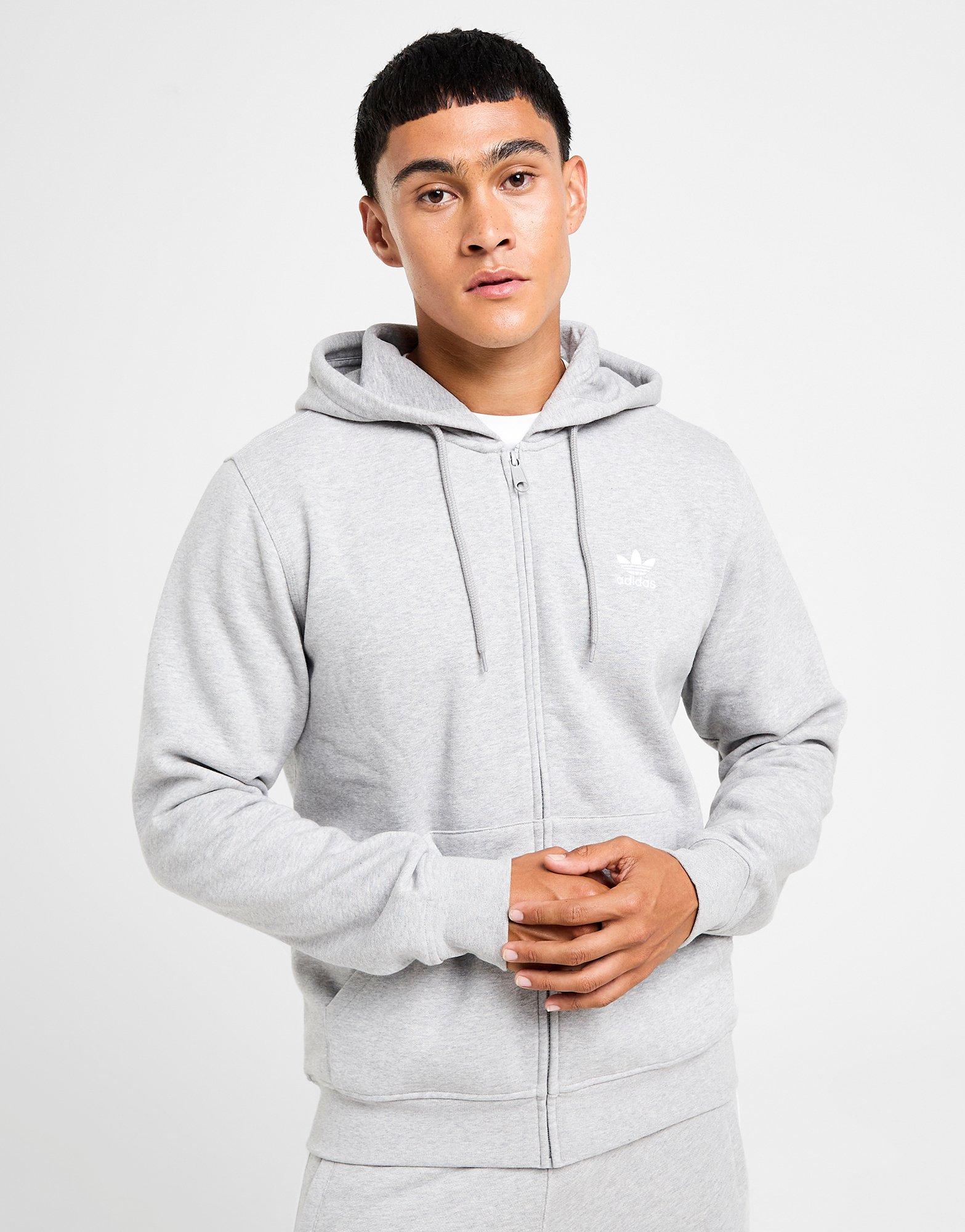 adidas Veste à capuche entièrement zippée Trèfle Essentials