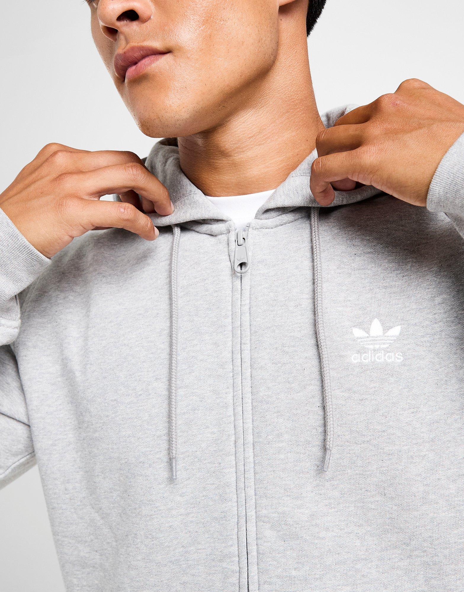 adidas Veste à capuche entièrement zippée Trèfle Essentials