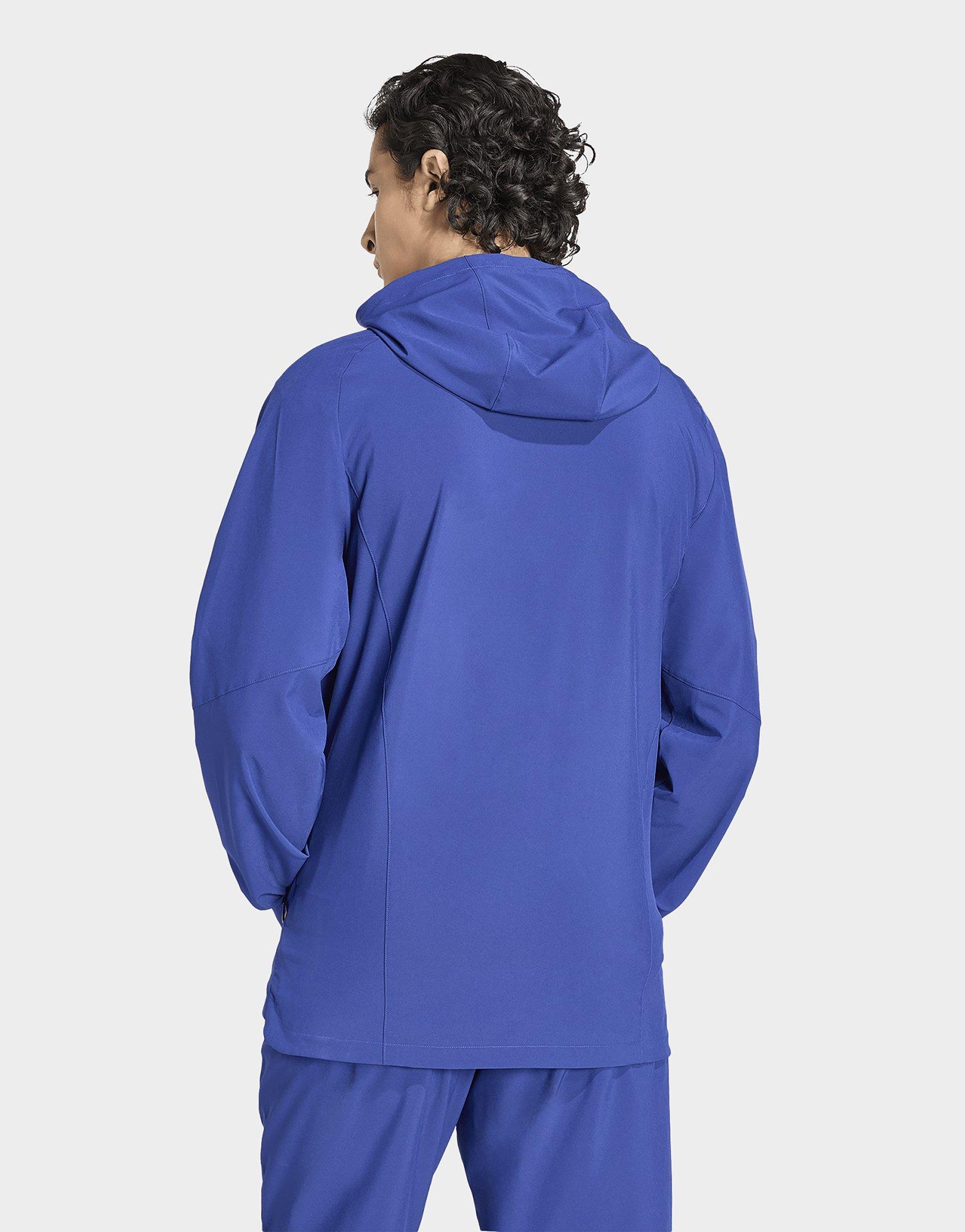 adidas Cortavientos con cierre de cremallera Italia Tiro Travel