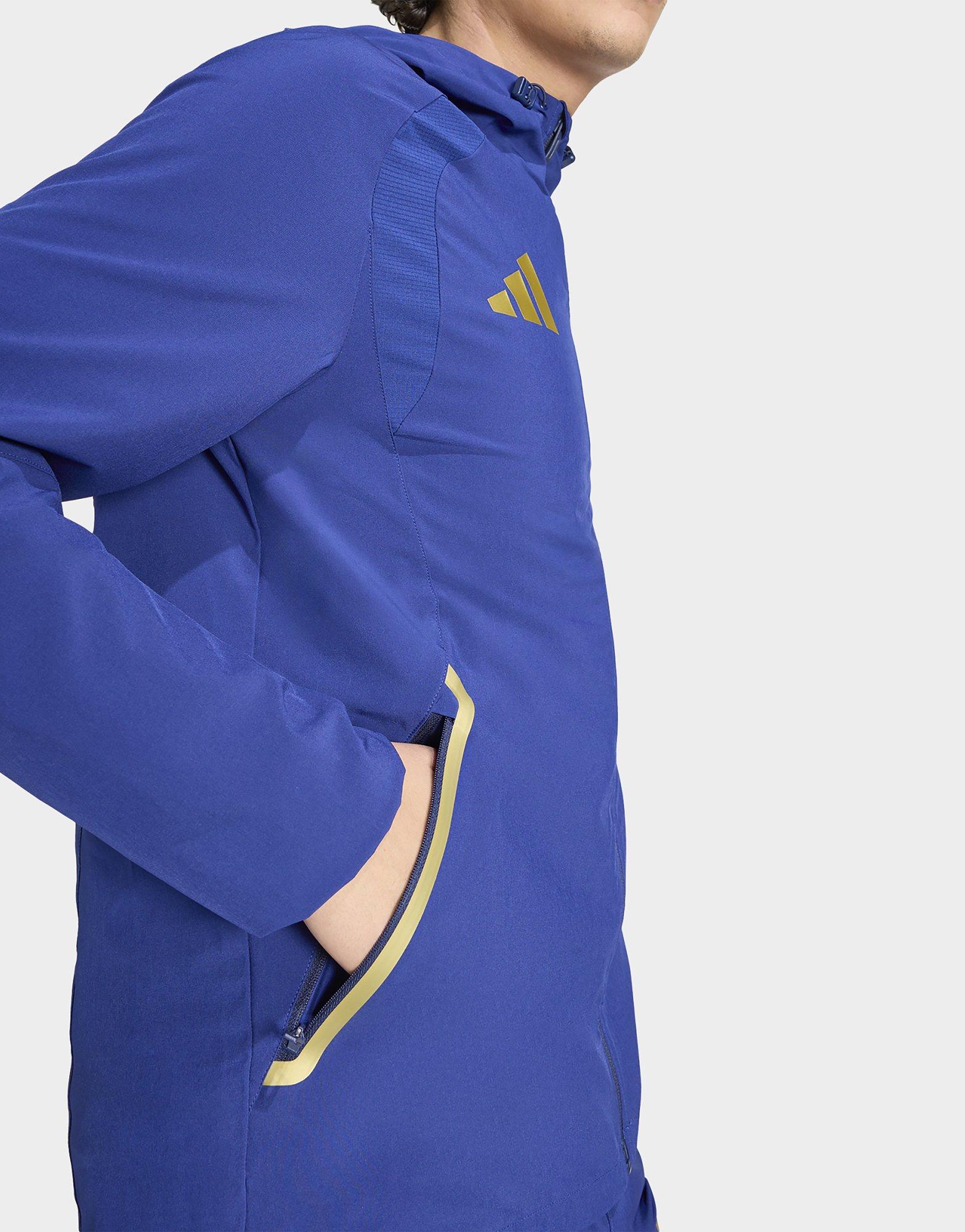 adidas Cortavientos con cierre de cremallera Italia Tiro Travel