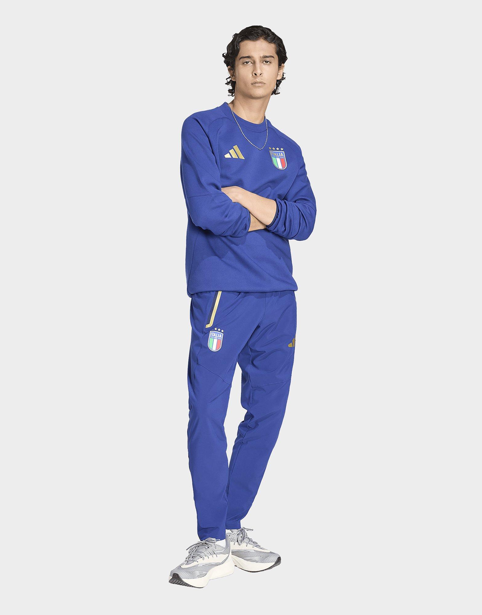 adidas Sudadera de cuello redondo Italia Tiro Travel